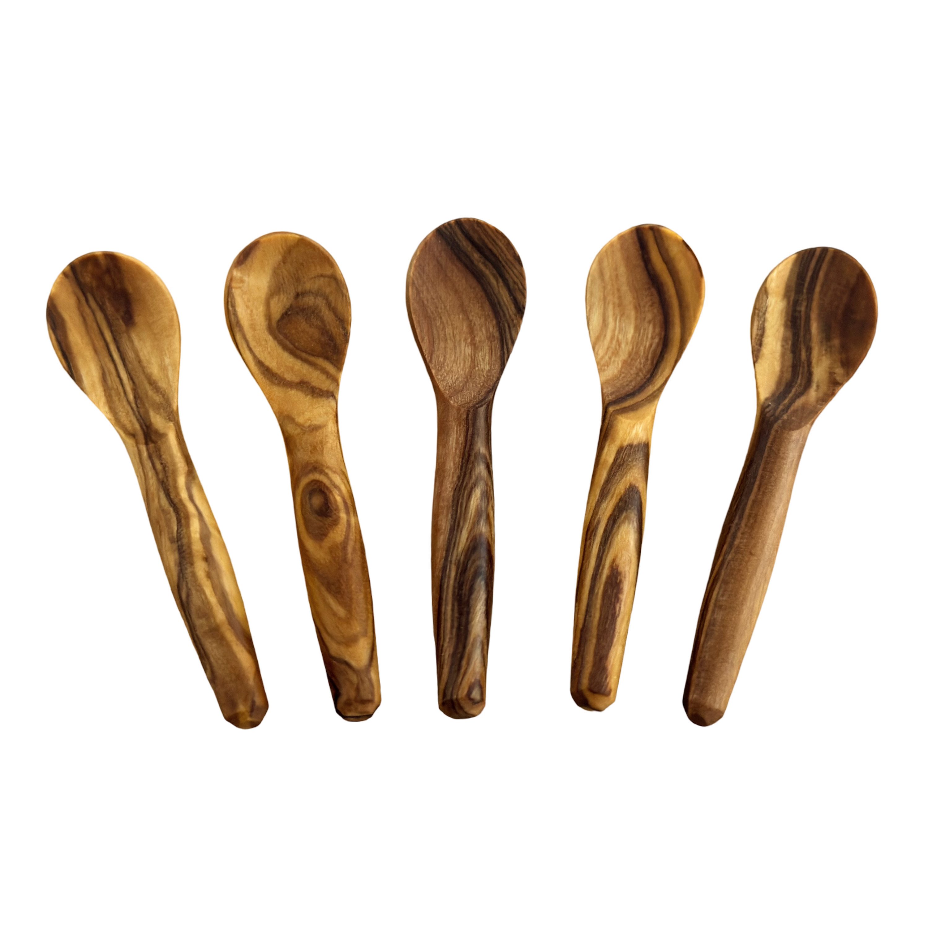 medina mood Messlöffel Mini-Löffel "Piccolo" L 7 cm in 5er Set Salzlöffel aus Olivenholz, (1-St)