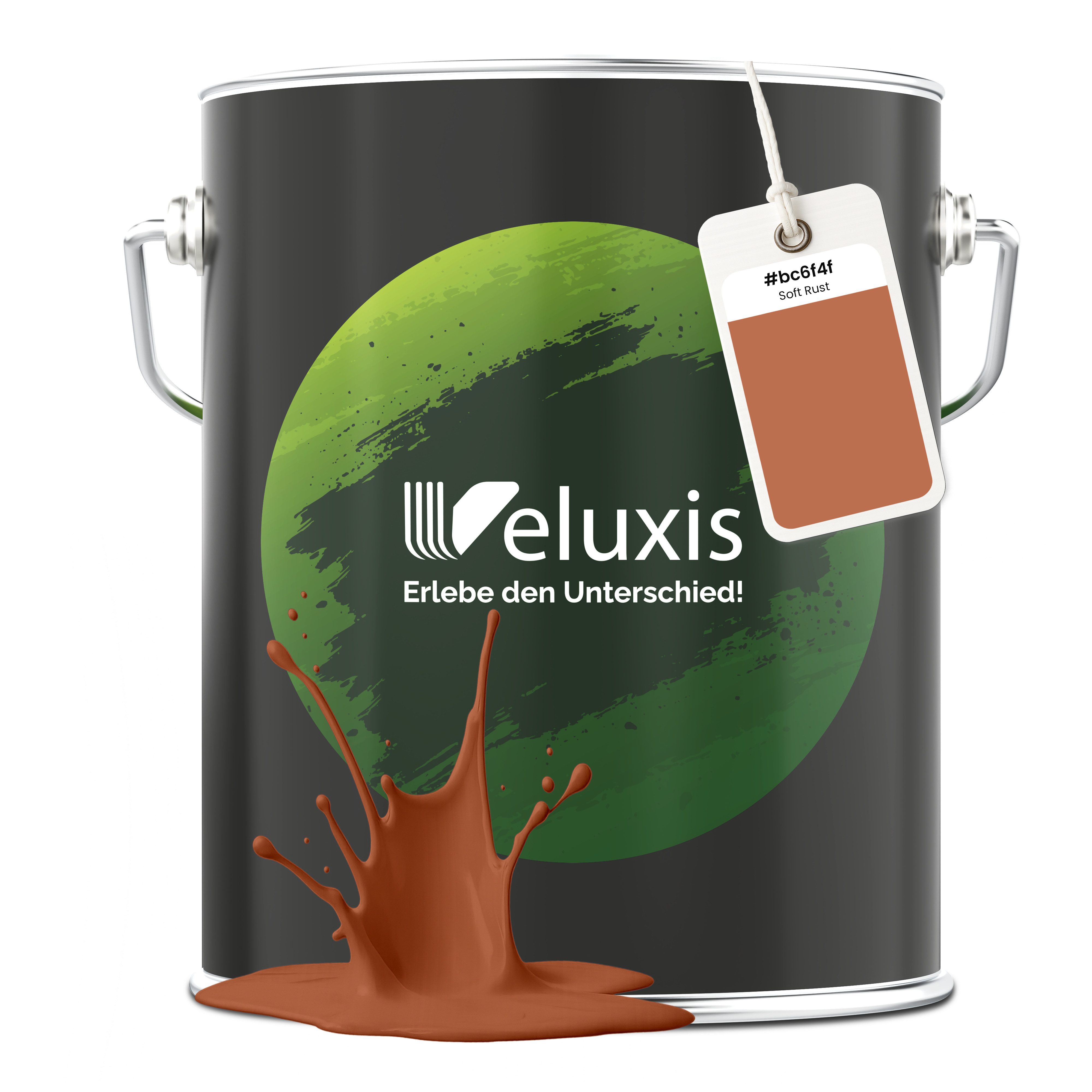 Veluxis Wandfarbe Veluxis® Edle Wandfarbe, für den Innenraum - Deckkraft-Klasse 1, Streifenfrei & tropfarm