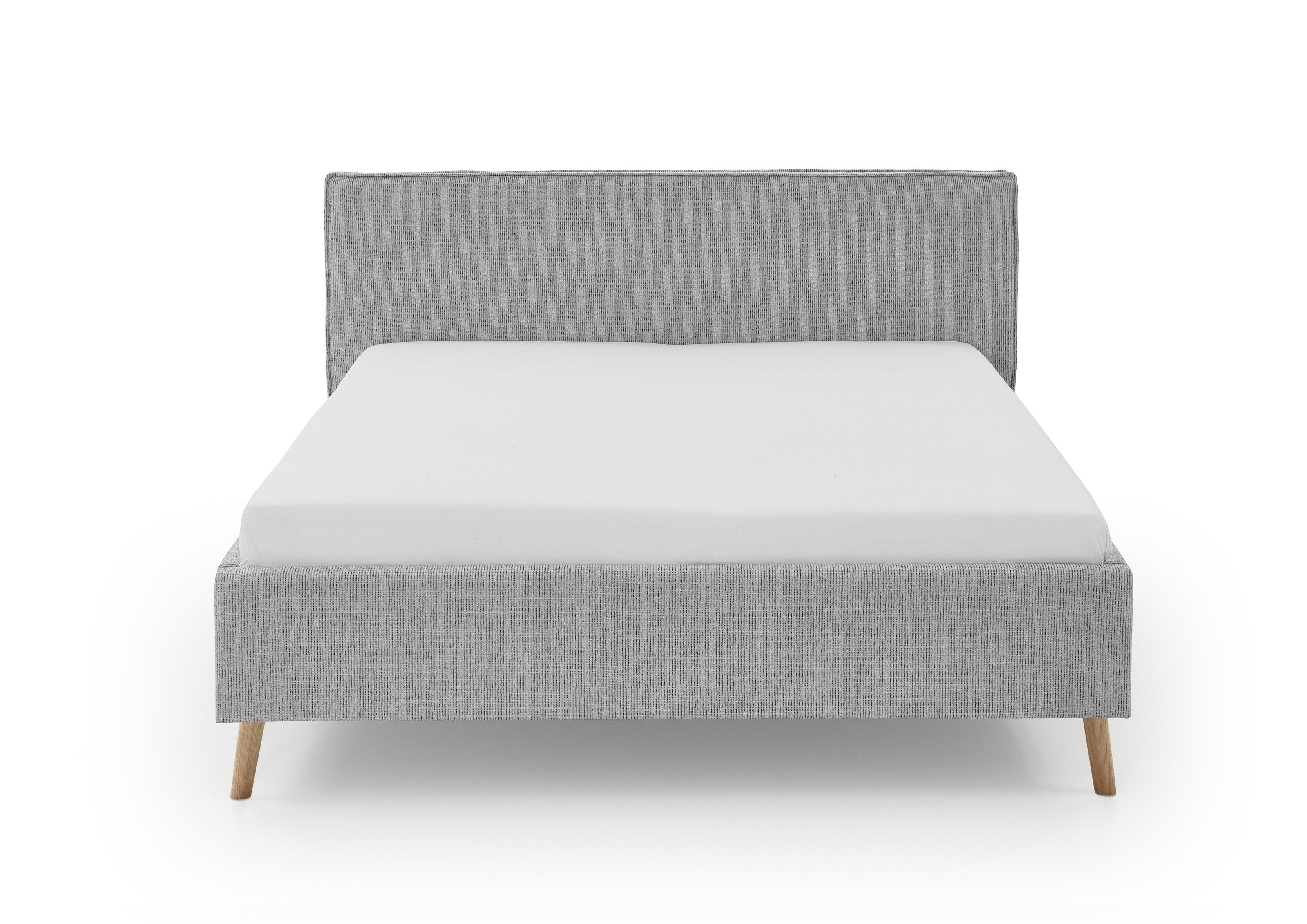 freiraum Polsterbett Riva, Liegefläche 160x200cm, Fog, Stellmaß: 185x112x216cm (BxHxT)