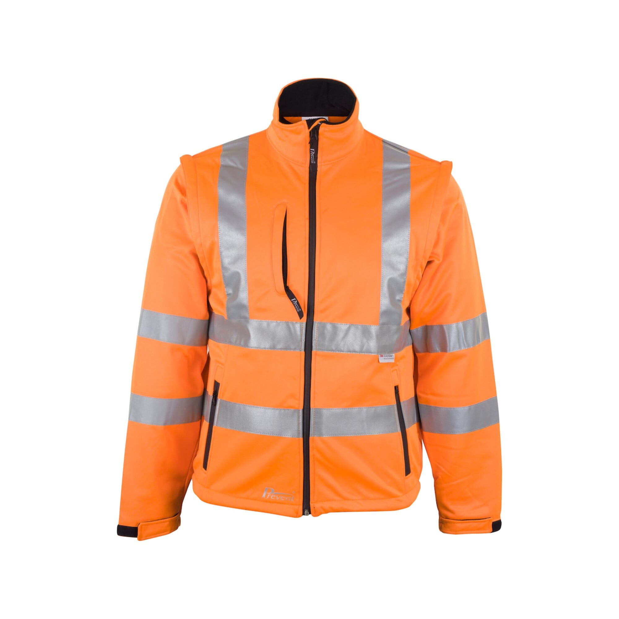 ASATEX Softshellparka Warnschutz-Softshelljacke Gr.XXL orange PREVENT