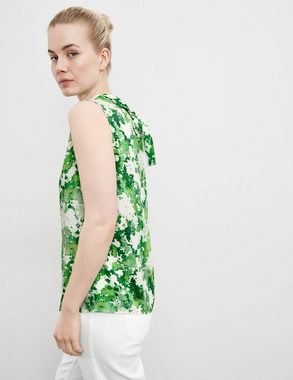 Taifun Blusentop Ärmellose Bluse mit Print