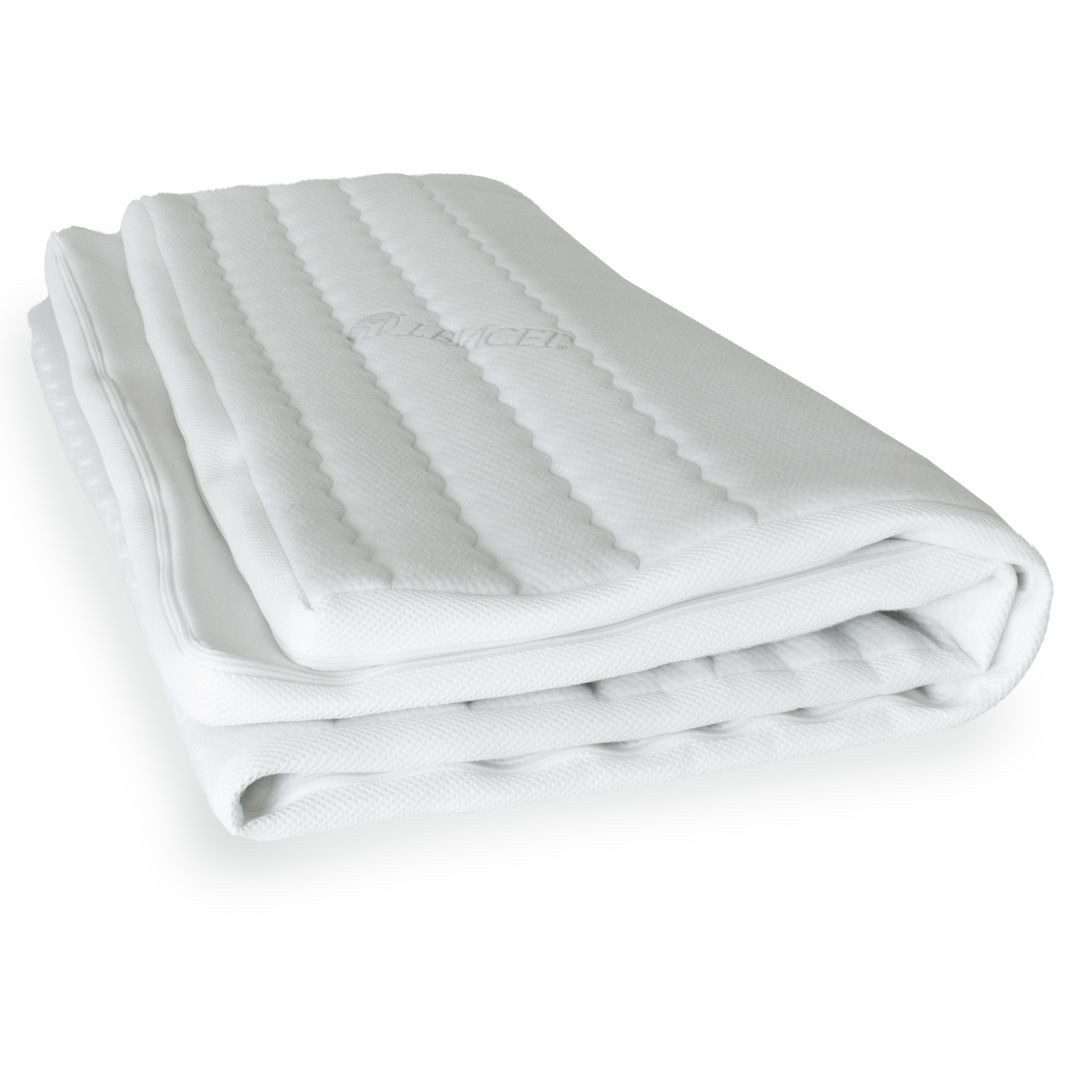 AM Qualitätsmatratzen, Topper Bezug, Atmungsaktiver TENCEL™ Lyocell Topperbezug mit Reißverschluss, 6 cm hoch, TENCEL™ Lyocell, 80x200 cm