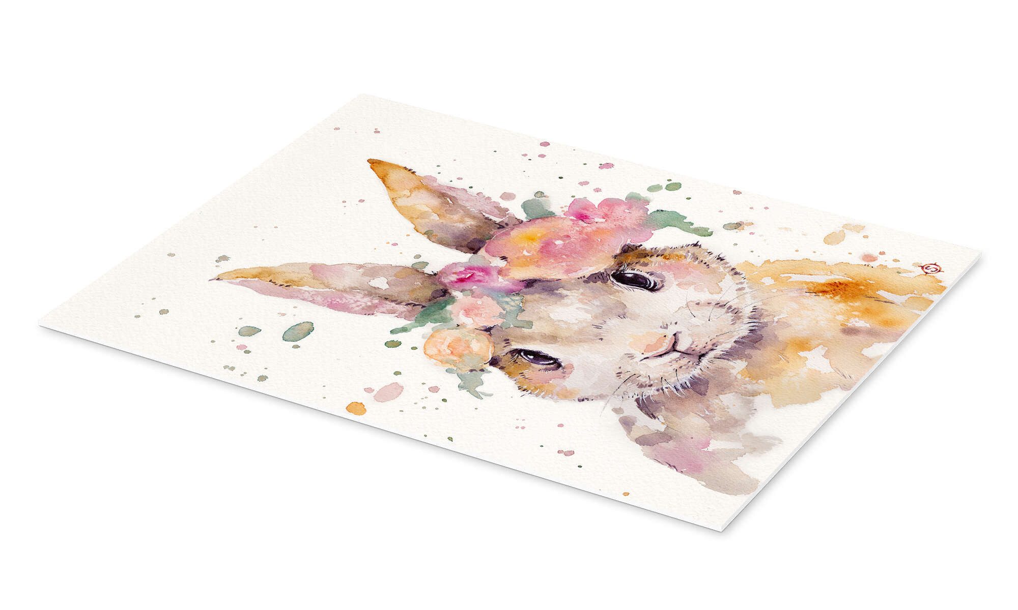 Posterlounge Wandbild Kleiner Hase, Sillier Than Sally, erhältlich als Poster, Leinwandbild, Wandsticker oder Acrylglasbild