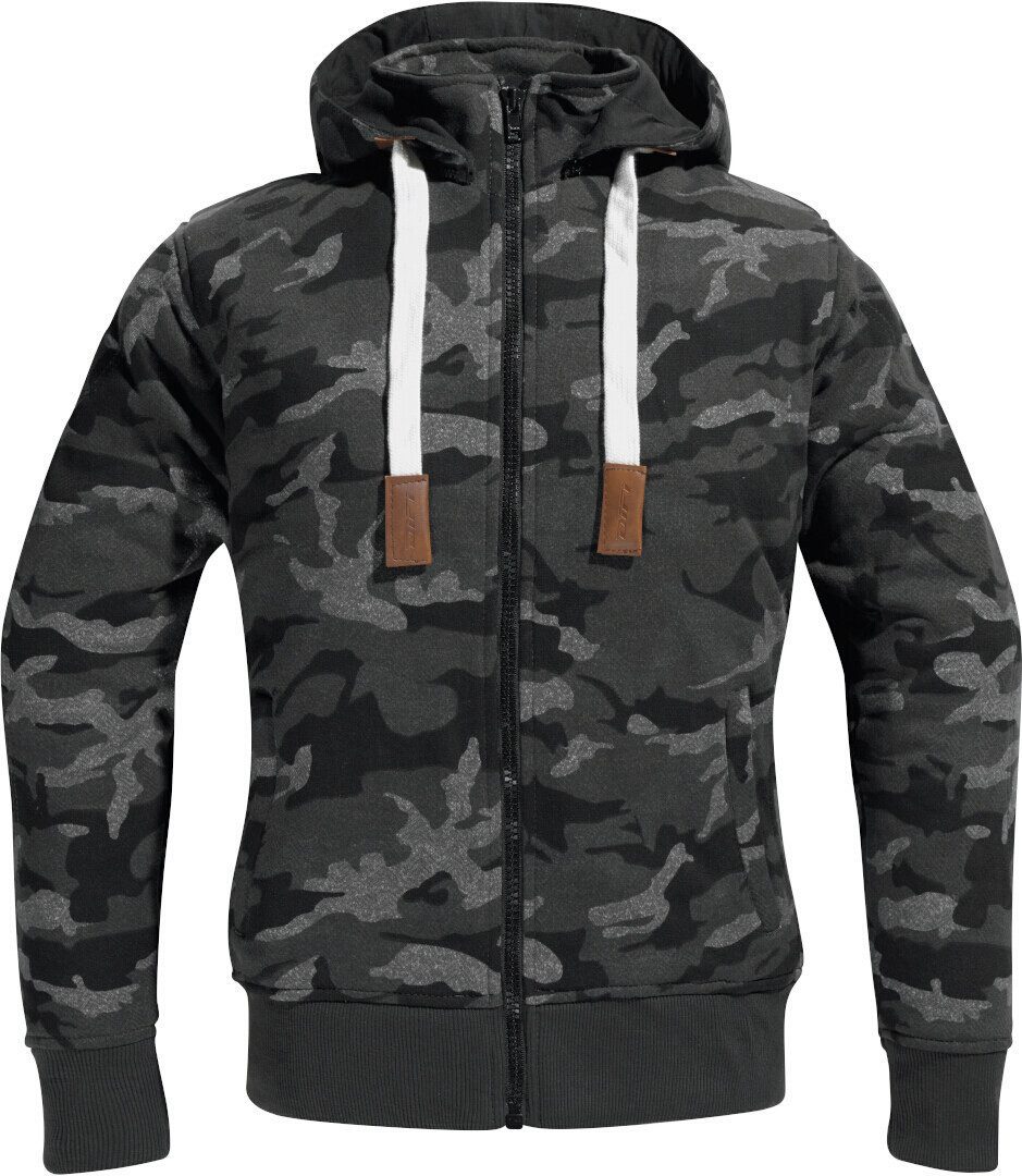 DIFI Motorradjacke Downtown Camo Damen Motorrad Zip Hoodie