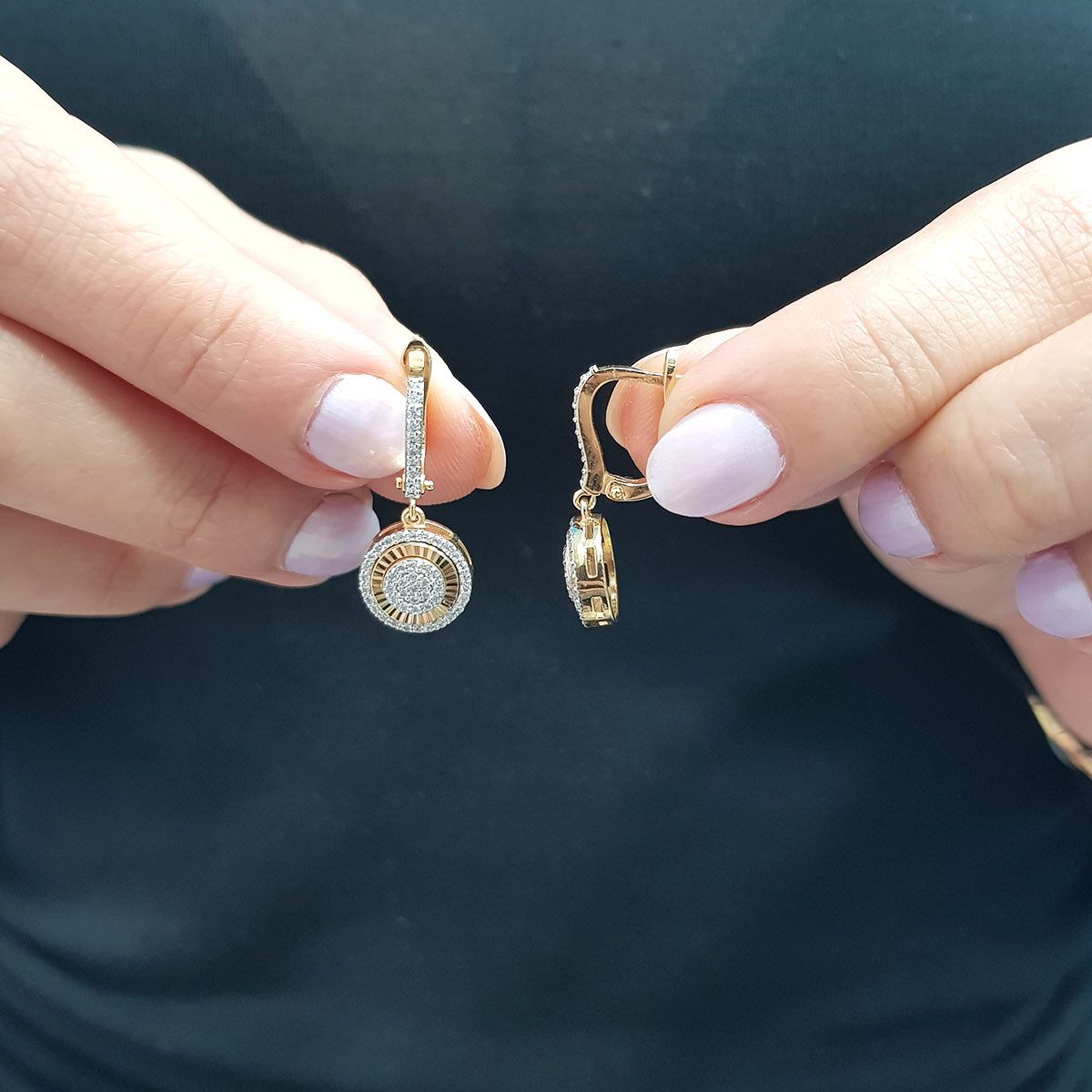 EinStein Diamant Ohrring-Set Diamanten Brillant Schliff Ohrringe Ohrhänger günstig online kaufen