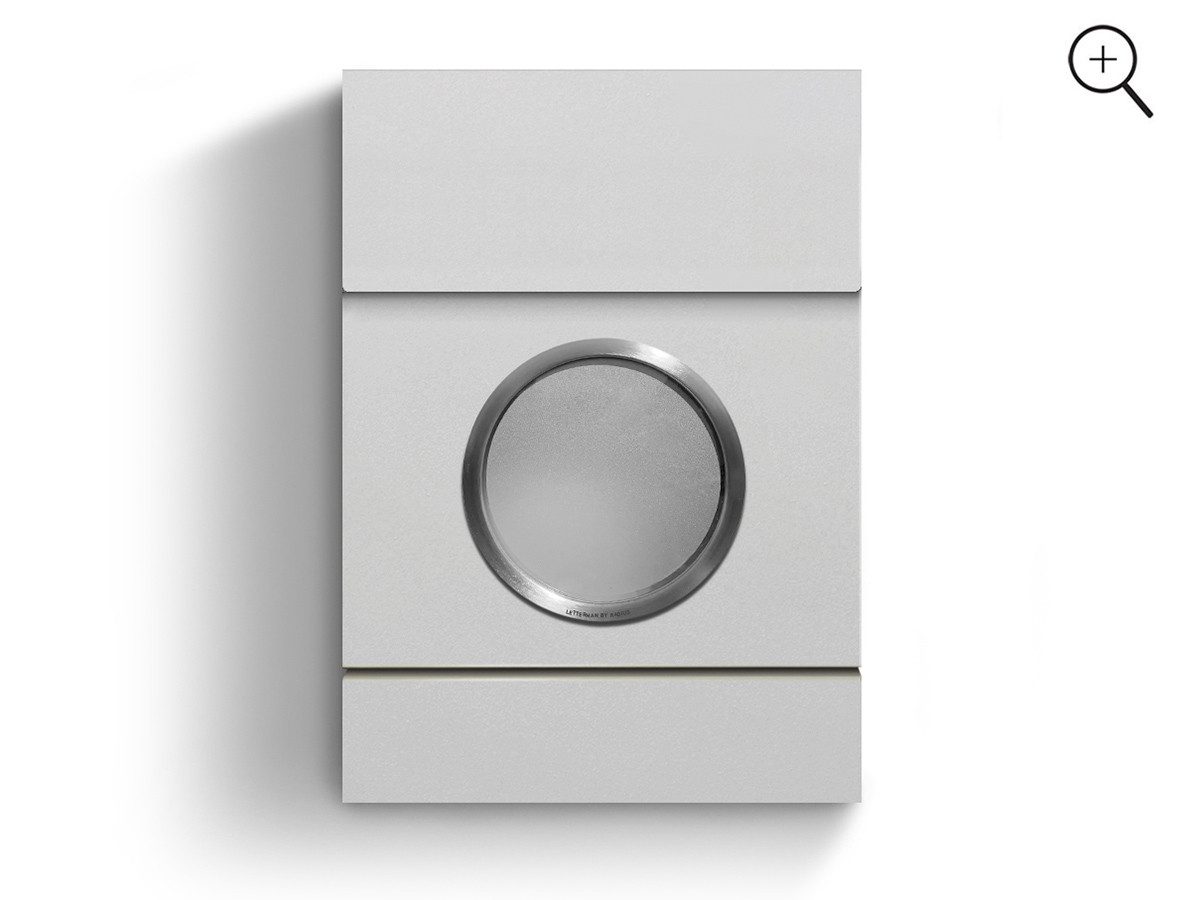 Radius Wandbriefkasten Briefkasten Letterman MB inkl. LED-Licht, inkl. akkubetriebener LED-Innenbeleuchtung