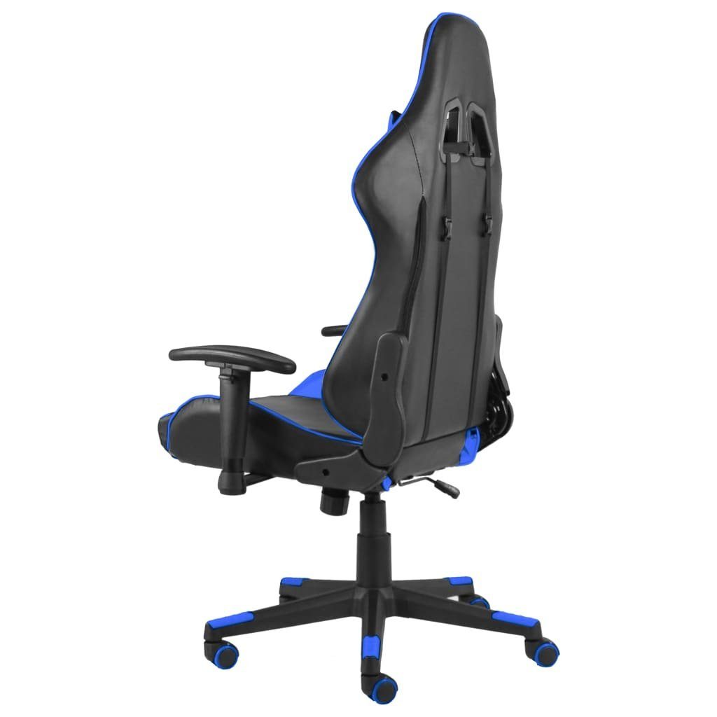 furnicato Gaming-Stuhl Drehbar Blau PVC St) (1