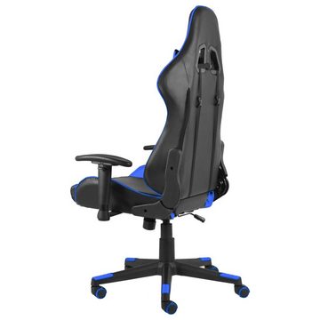 furnicato Gaming-Stuhl Drehbar Blau PVC