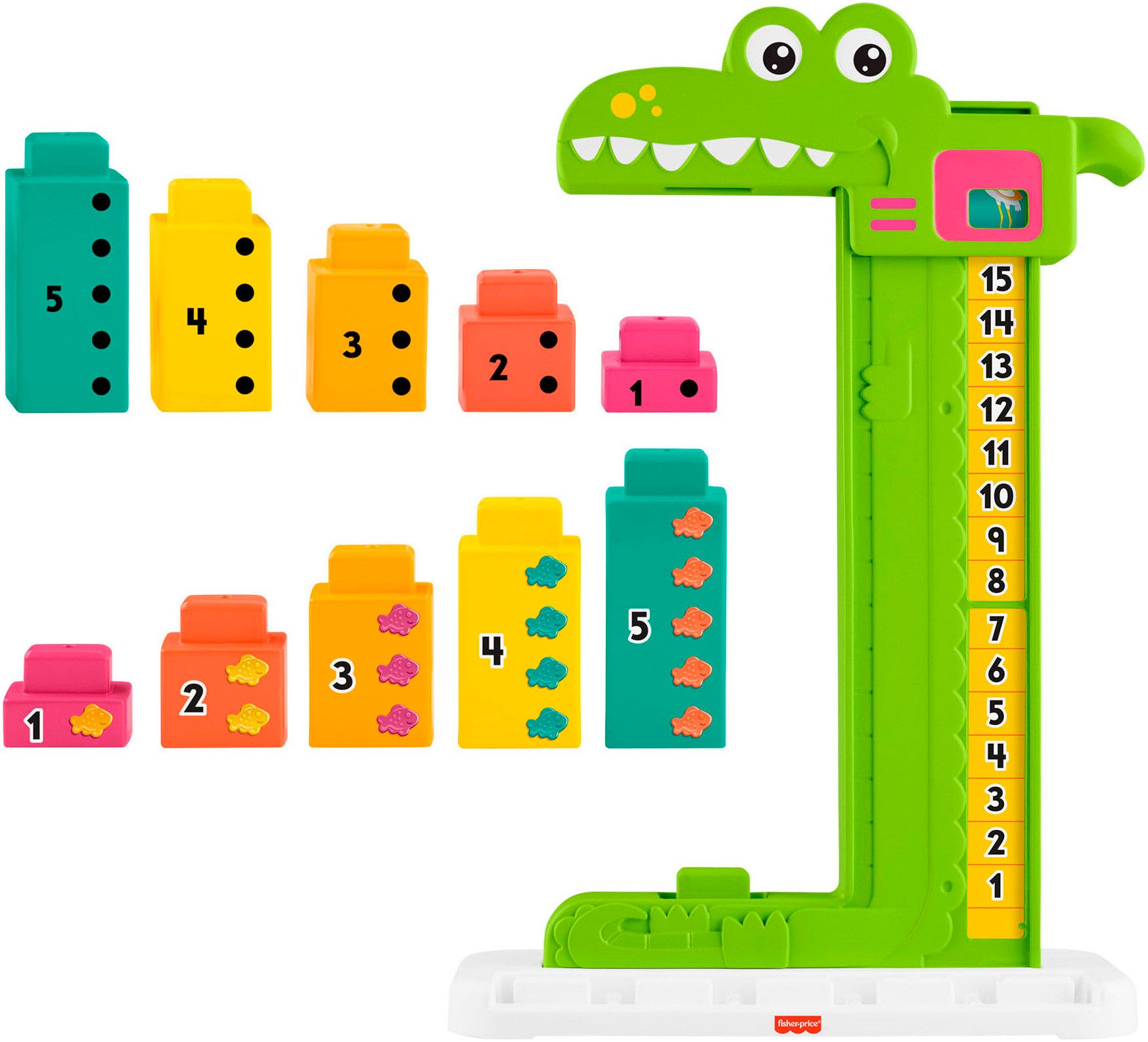 Fisher-Price® Lernspielzeug Mein Zahlen-Krokodil (11-St)