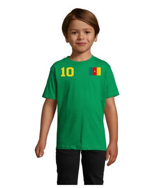 Blondie & Brownie T-Shirt Kinder Kamerun Afrika Cup Sport Trikot Fußball Football Weltmeister WM
