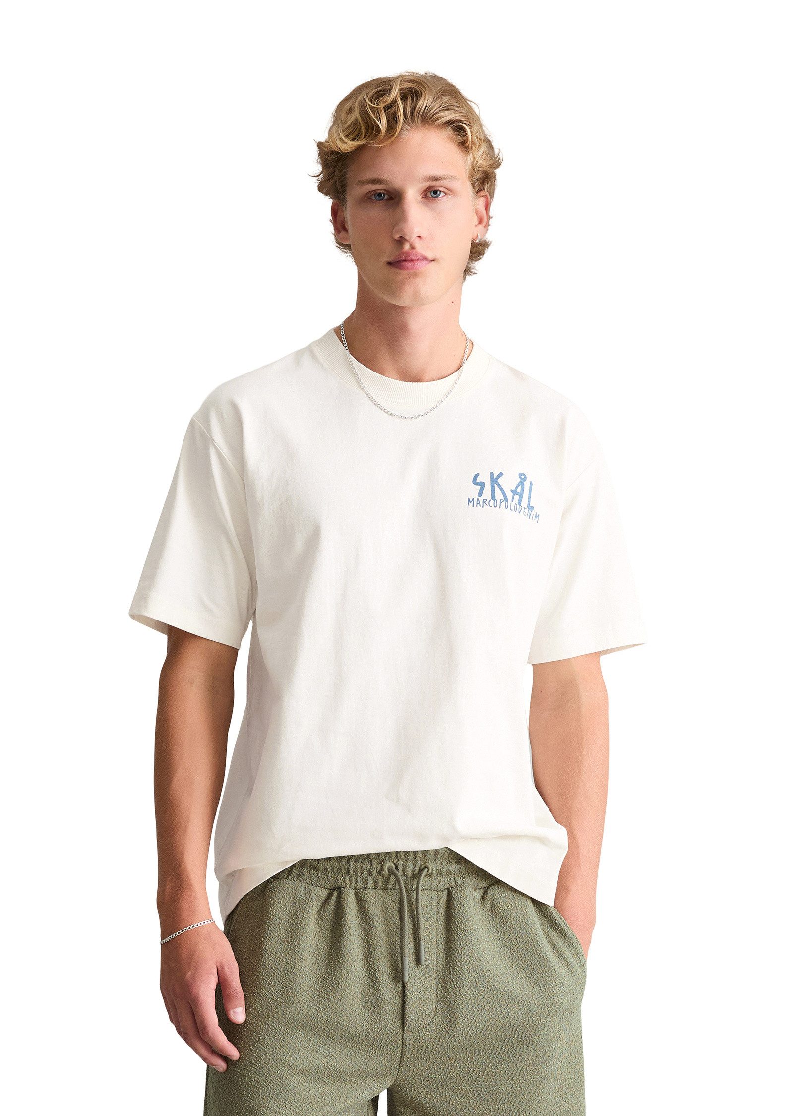 T-Shirt mit Rückenprint