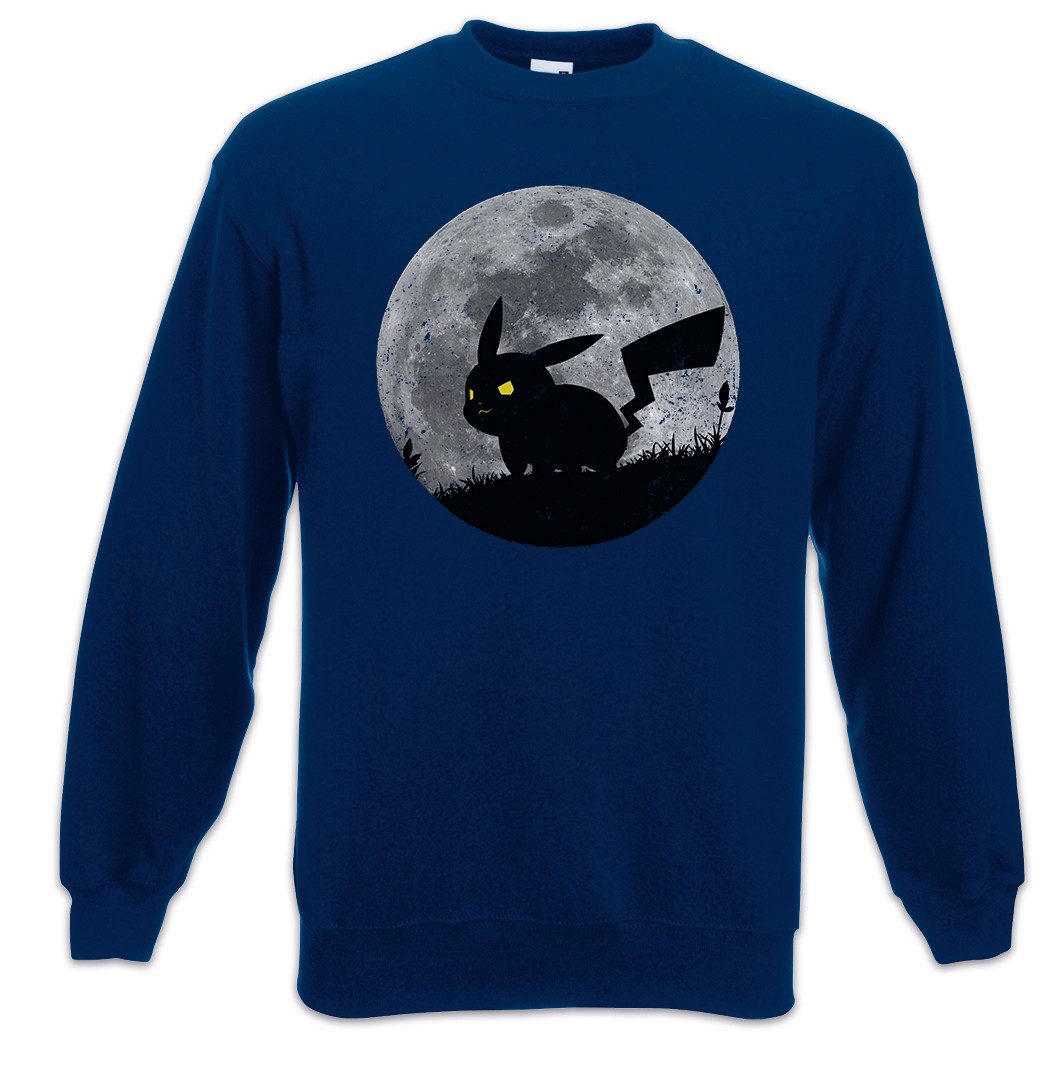 Urban Backwoods Sweatshirt Poke Moon Sweatshirt Mond Ball Anime Go Trainer Evolution XP Fight Ash (1-tlg) Ketchum Satoshi Pikachu Pokémon