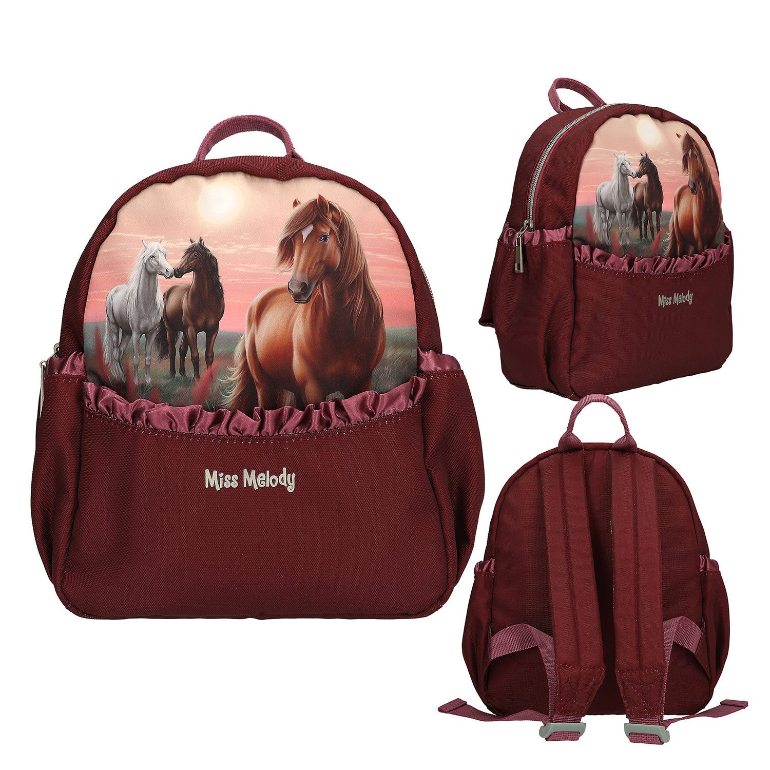 Depesche Geldbörse Depesche Kinderrucksack Miss Melody DREAMLAND rot