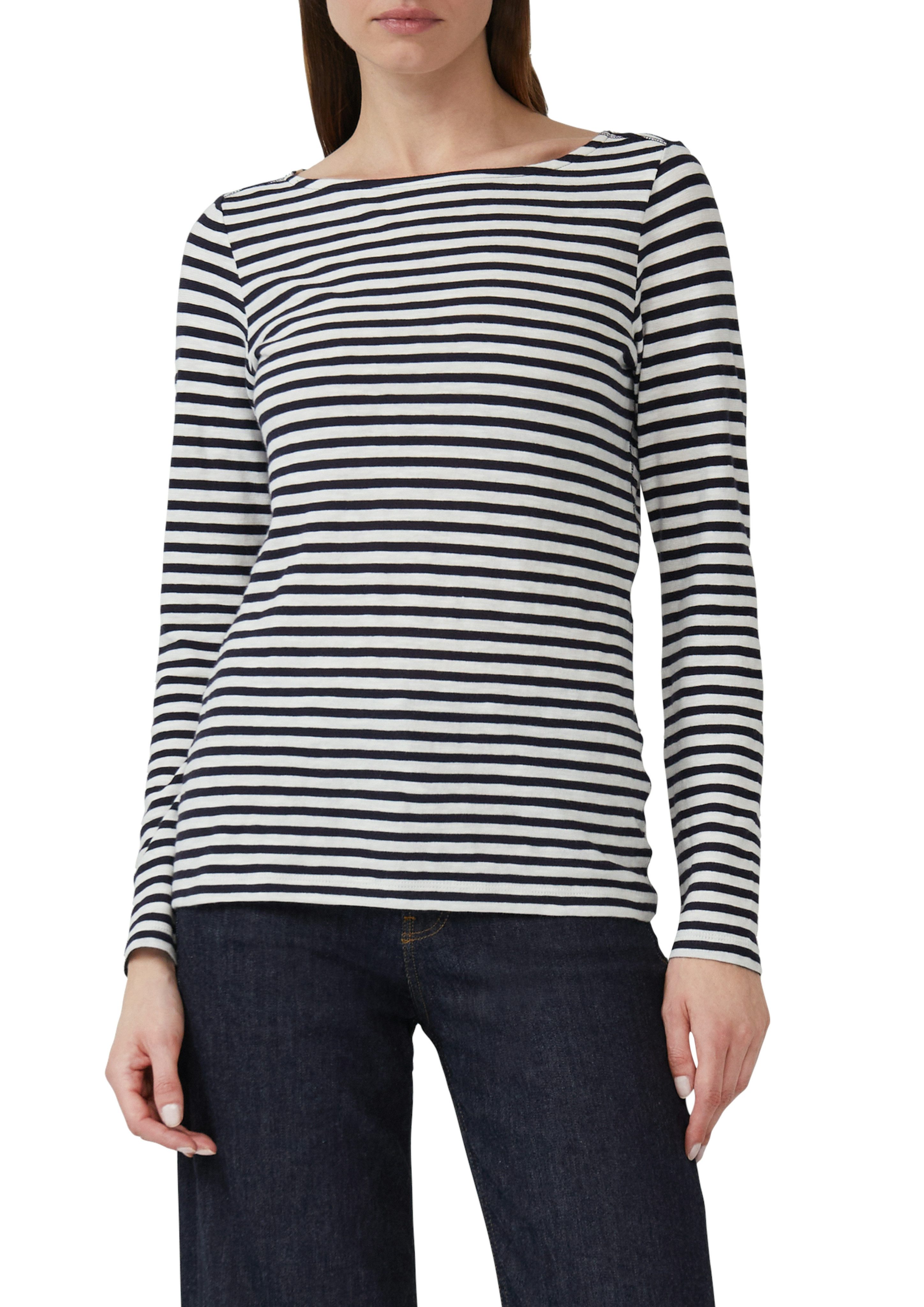 s.Oliver Langarmshirt mit Streifen Muster günstig online kaufen