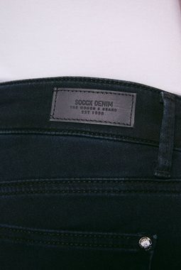 SOCCX Regular-fit-Jeans mit verkürztem Bein