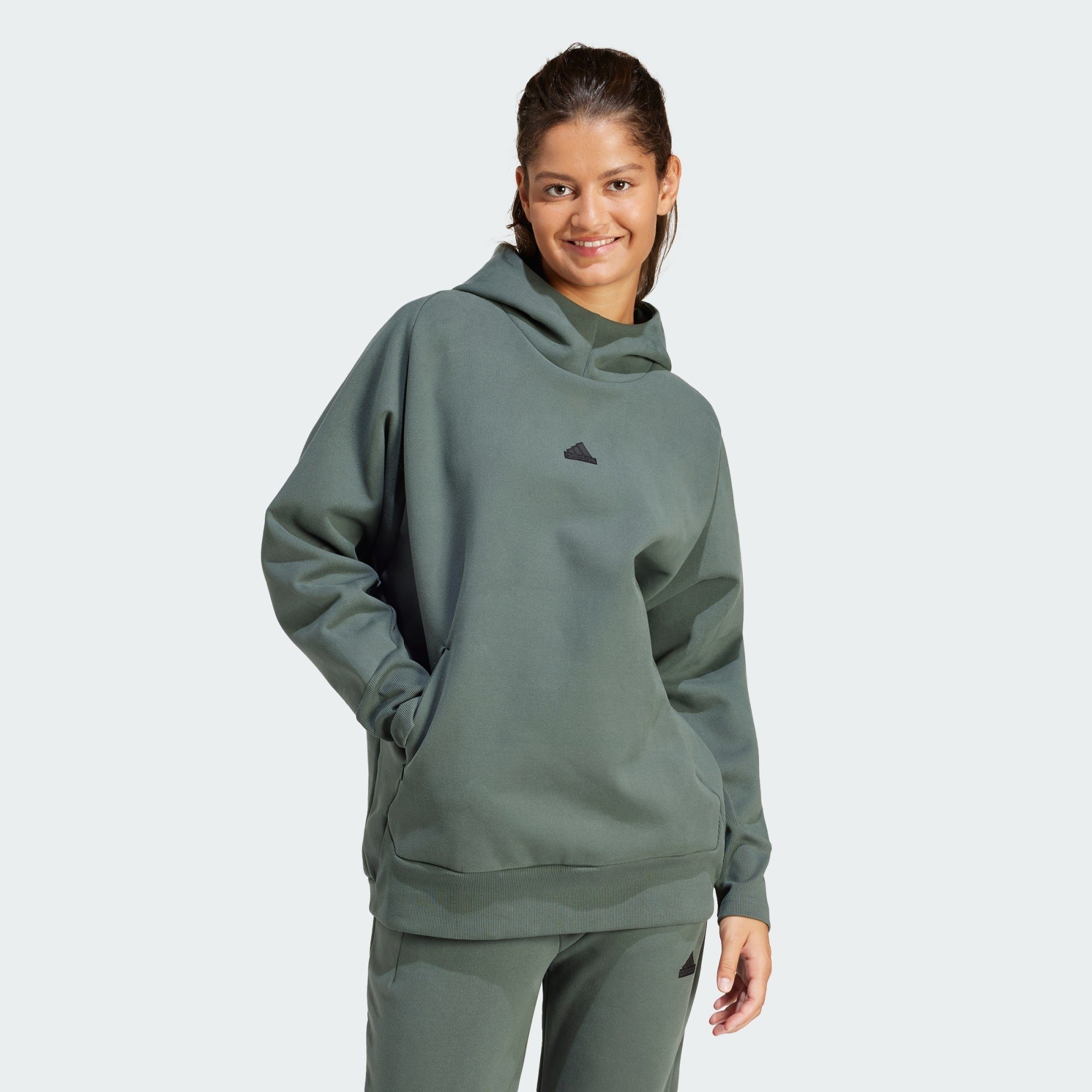 adidas Sportswear Hoodie Z.N.E. WINTERIZED HOODIE Legend Ivy