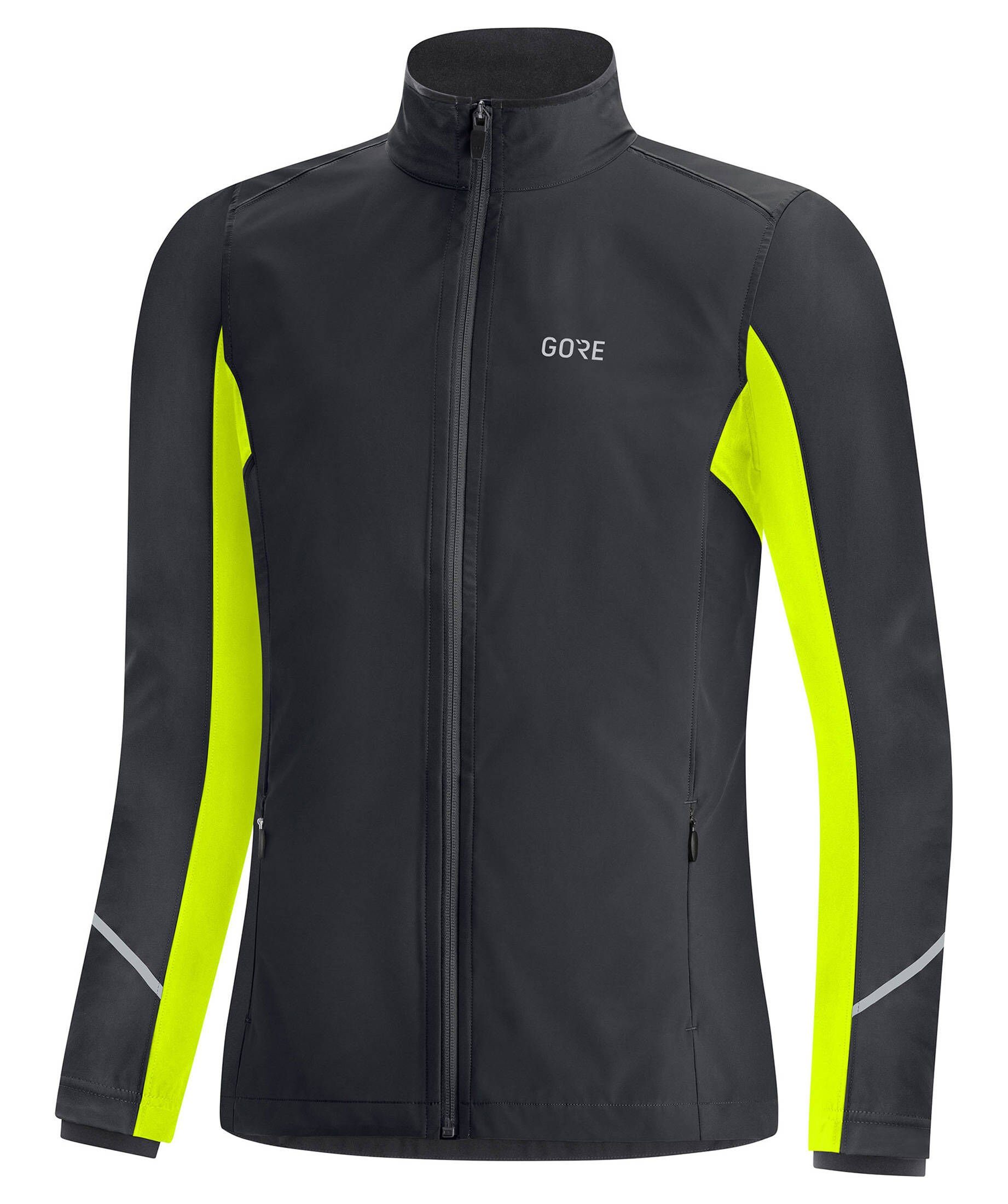 GORE® Wear Laufjacke Damen Laufsport Jacke "R3 Gore-Tex Infinium 9908 black/neon yellow