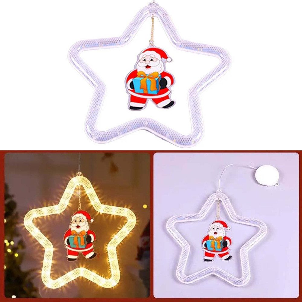 QUBEBU LED Stern Sterne Weihnachtsbeleuchtung Aufhängen Batteriebetriebene, günstig online kaufen