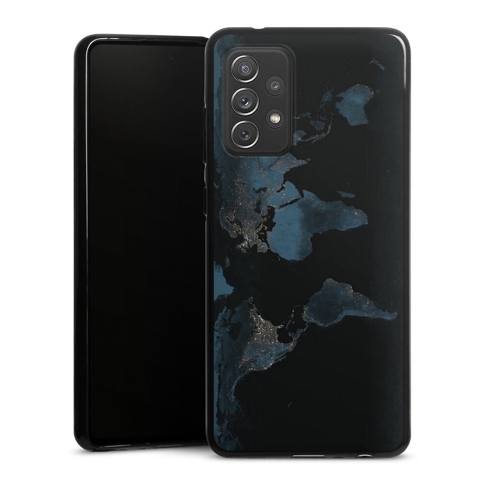 Handyhülle Weltkarte Landkarte Nacht Nightlight Worldmap