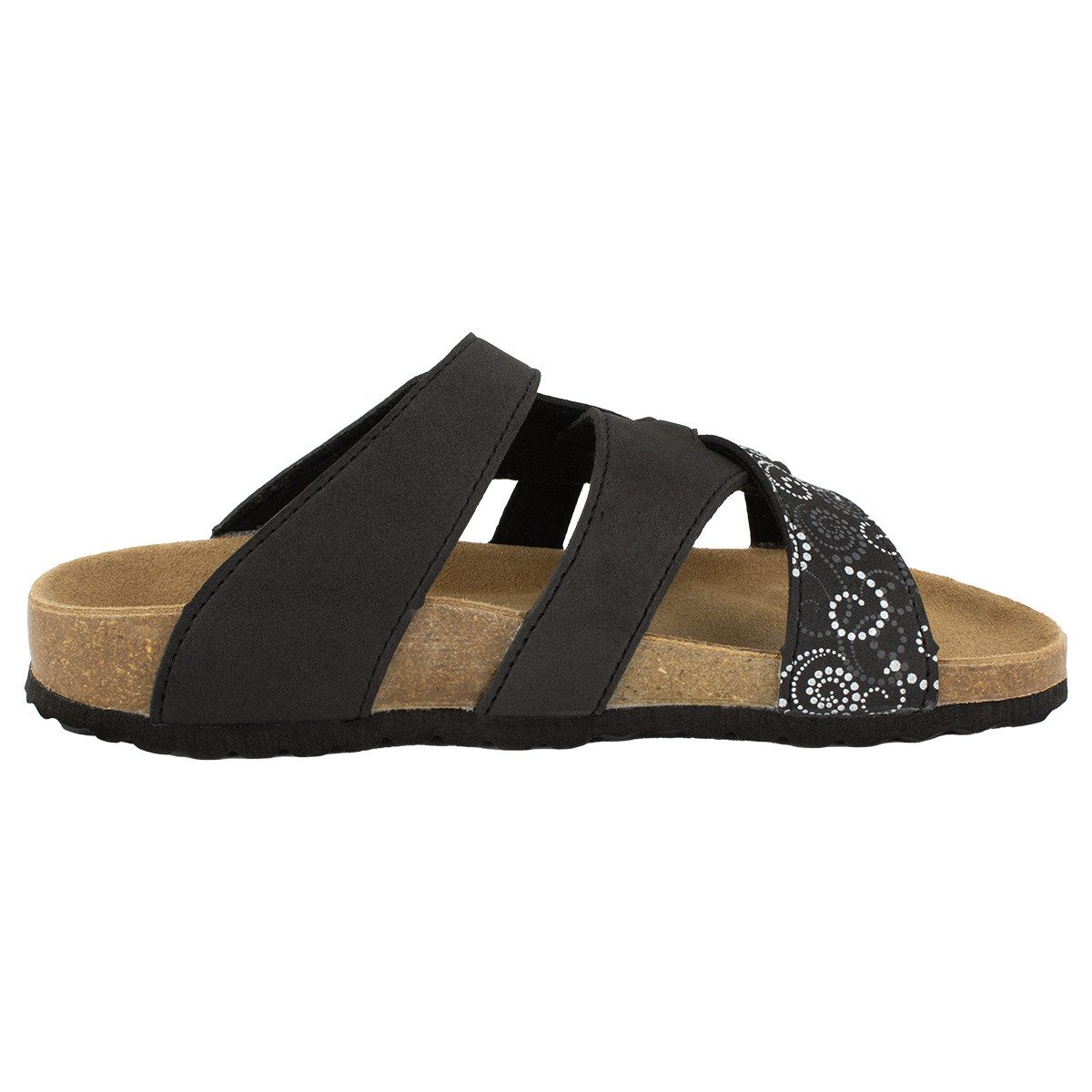 SUPERSOFT Classic Pantolette (1-tlg) Pantoletten - Lederdecksohle, Korkfußbett, Schnutzabweisend