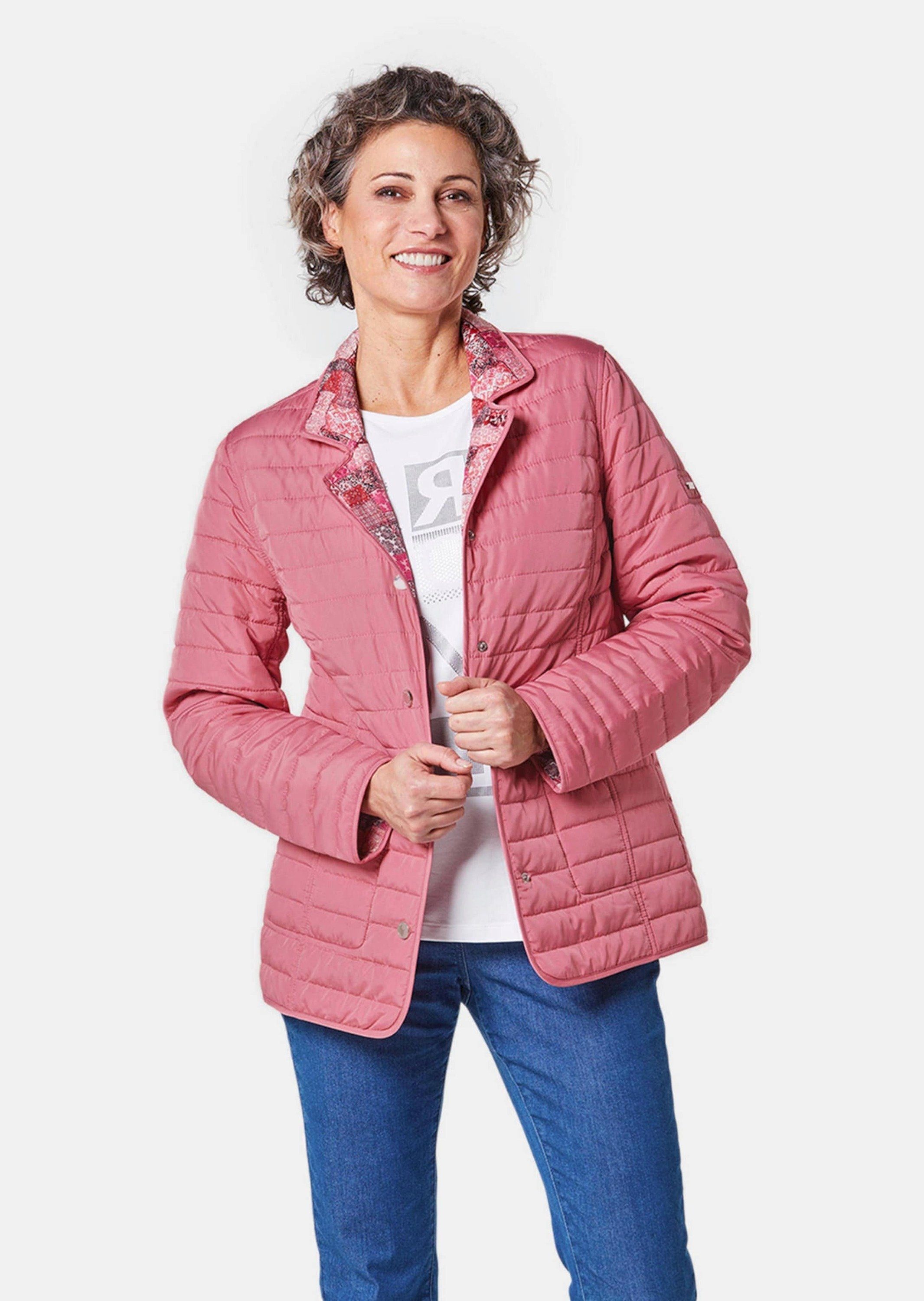 GOLDNER Steppjacke Leichte Druck-Steppjacke zum wenden