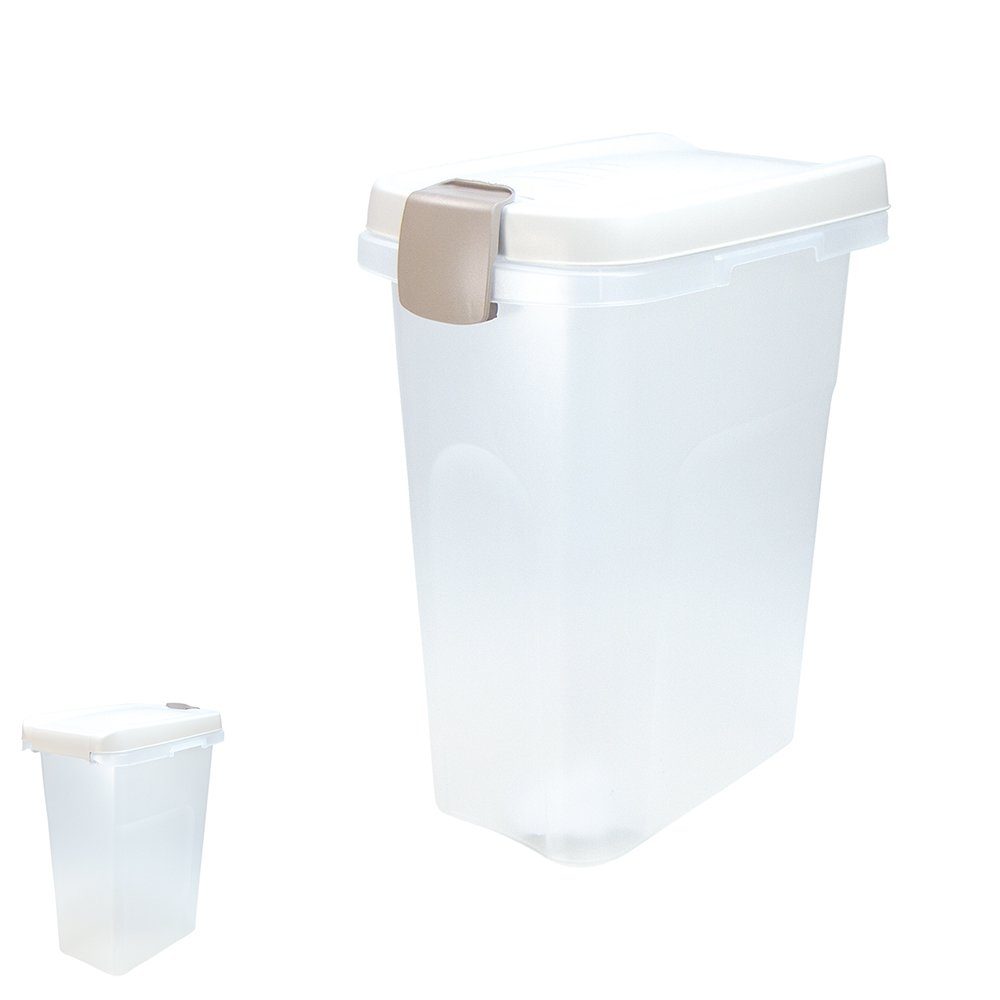 Futterbehälter Futtertonne transparent für Hunde