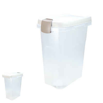 TRIXIE Futterbehälter Futtertonne transparent für Hunde, Kunststoff, (1-tlg)