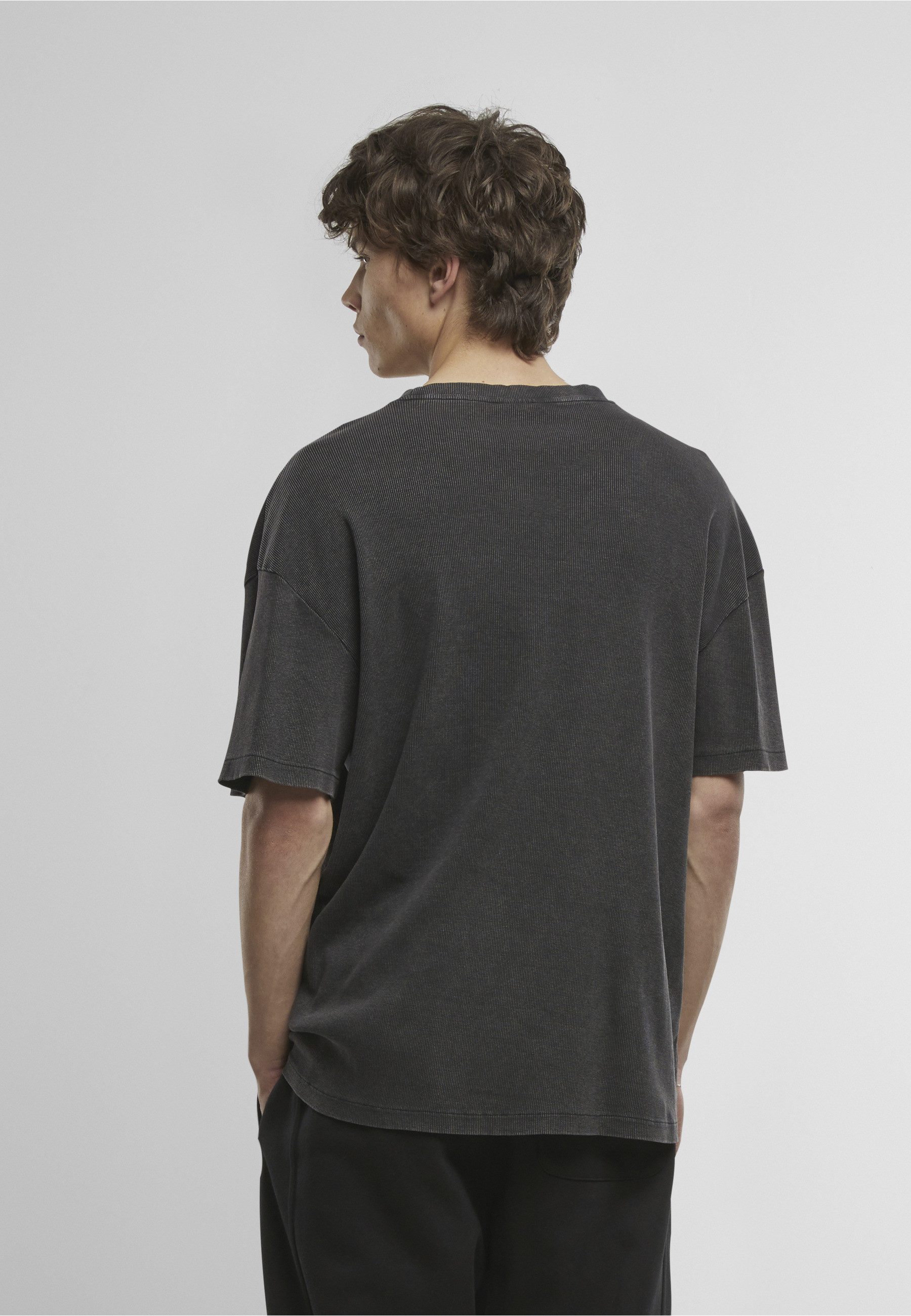 URBAN CLASSICS T-Shirt Urban Classics Washed Rib Tee (1-tlg) – Bild 4 von 5