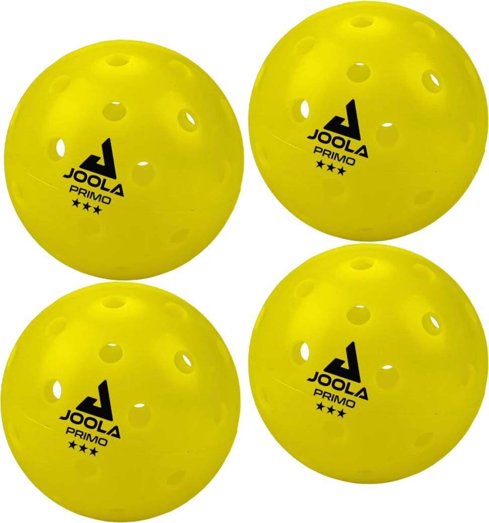 Joola Pickleball Primo Ball (4PC) (Packung, 4er-Pack), gelocht | Sportbälle