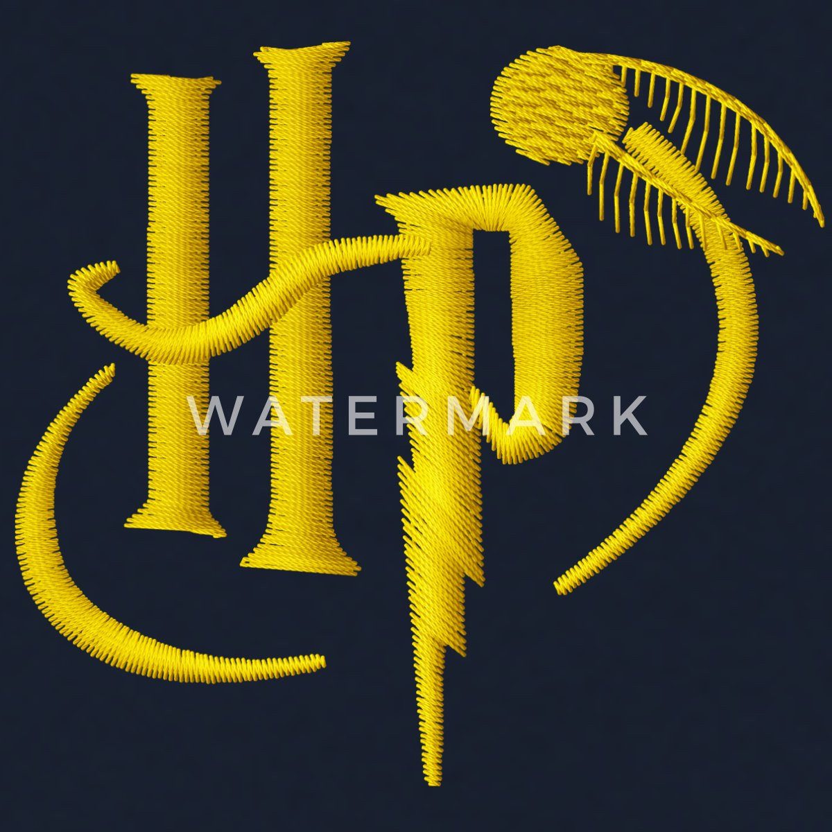 Spreadshirt Hoodie Harry Potter kleines Logo Stick Unisex Hoodie (1-tlg)