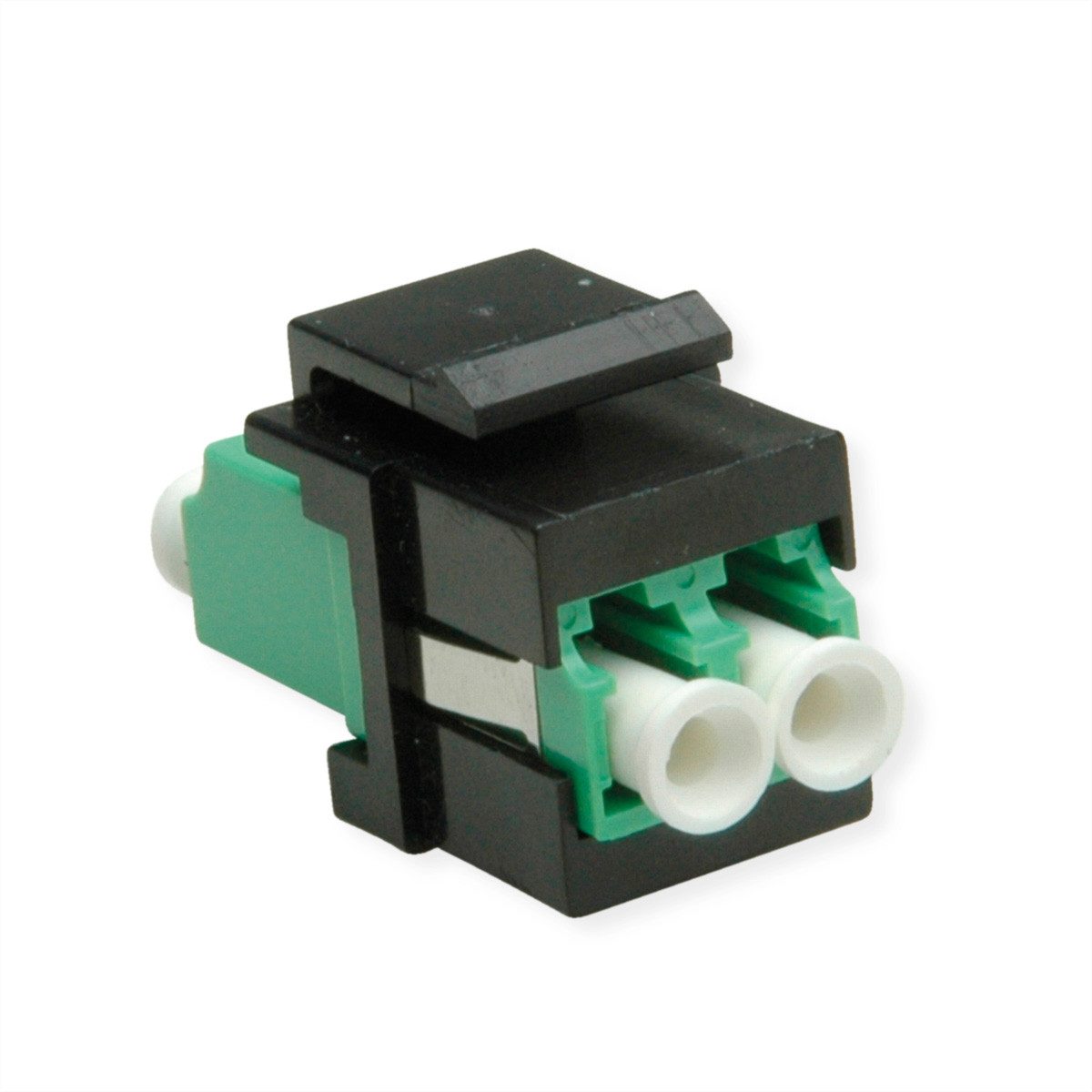 Keystone LWL-Adapter LC/LC Duplex, Single Mode Glasfaserkabel