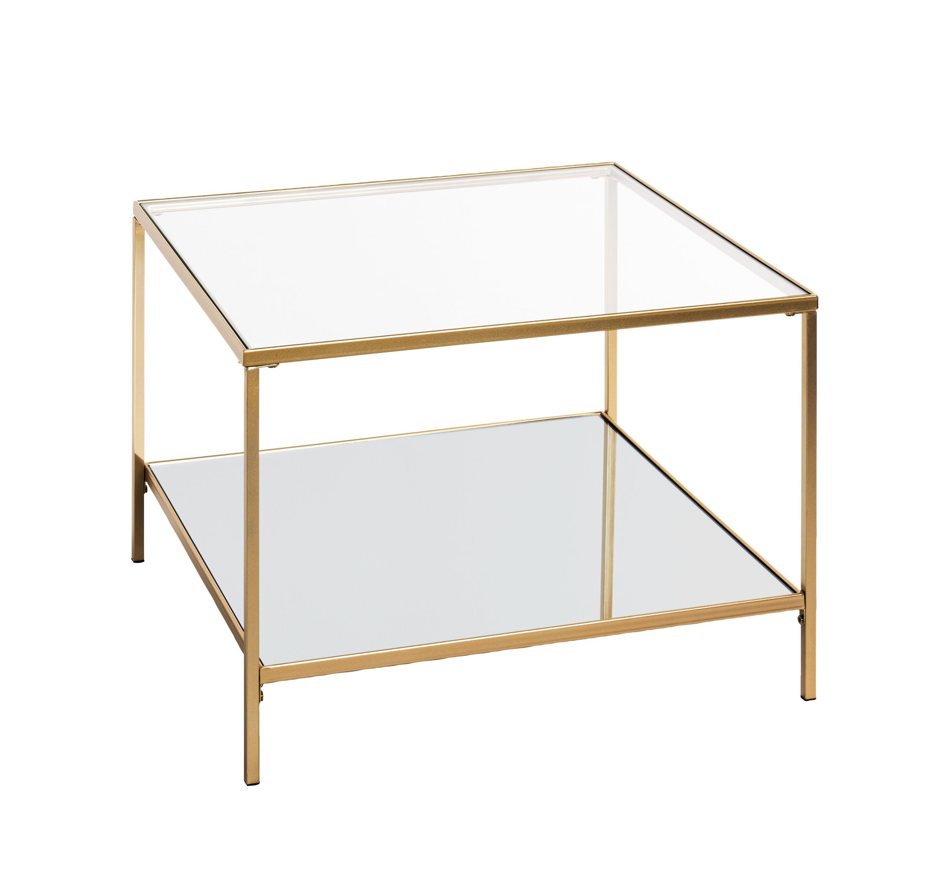 HAKU Beistelltisch Beistelltisch, Möbel Beistelltisch cm gold cm) (BHT 60x45x60 HAKU BHT 60x45x60