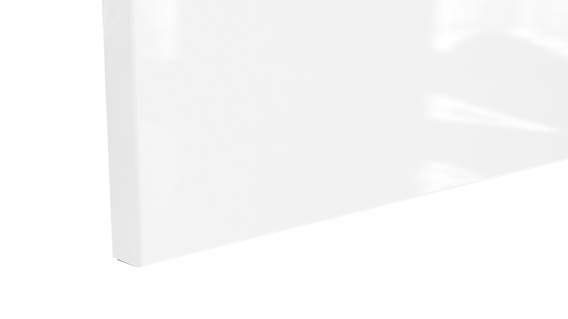 ALLboards Magnettafel ALLboards Metallische Magnettafel Rahmenlos WEIß MetalBoards