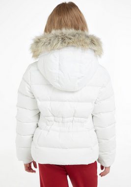 Tommy Hilfiger Daunenjacke ESSENTIAL DOWN FUR HOOD JACKET mit Fellimitat an der Kapuze