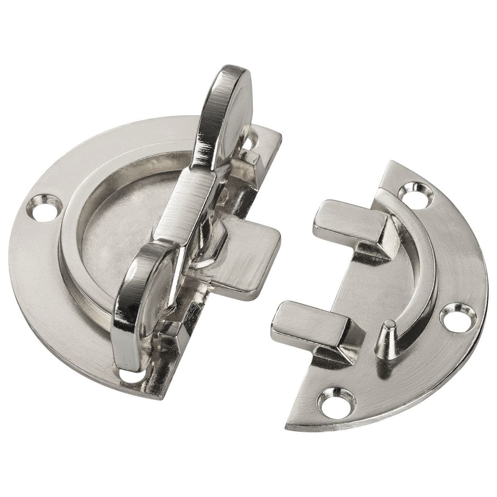 Möbelbeschlag Tischverbinder / Drehriegel Ø 60 mm