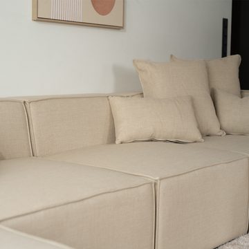 HOME DELUXE Sofa Modulares Sofa VERONA L, 4 Teile