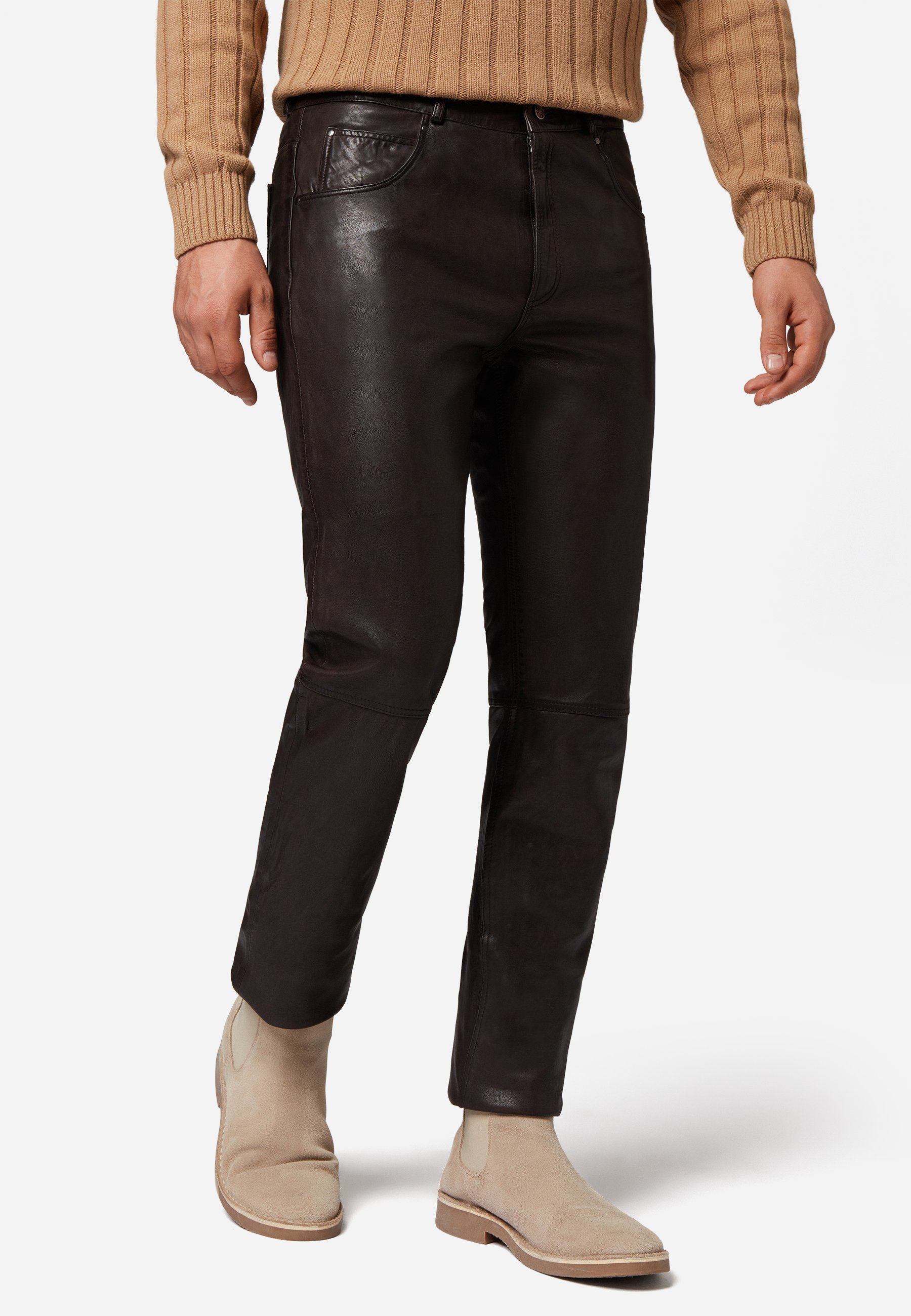 RICANO Lederhose Trant Pant Hochwertiges Lamm-Nappa günstig online kaufen