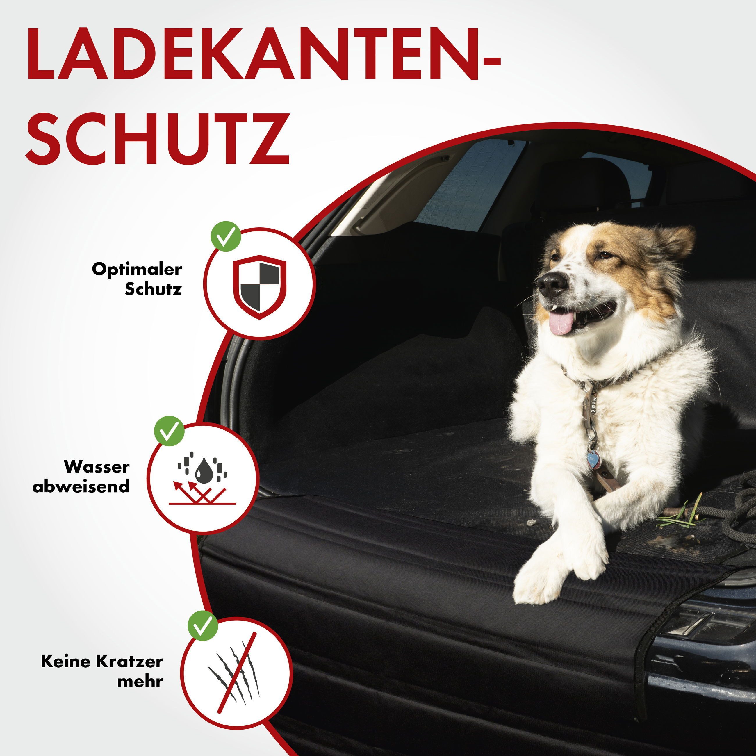 WALSER Kofferraummatte Ladekantenschutz (1 St) – Bild 2 von 5