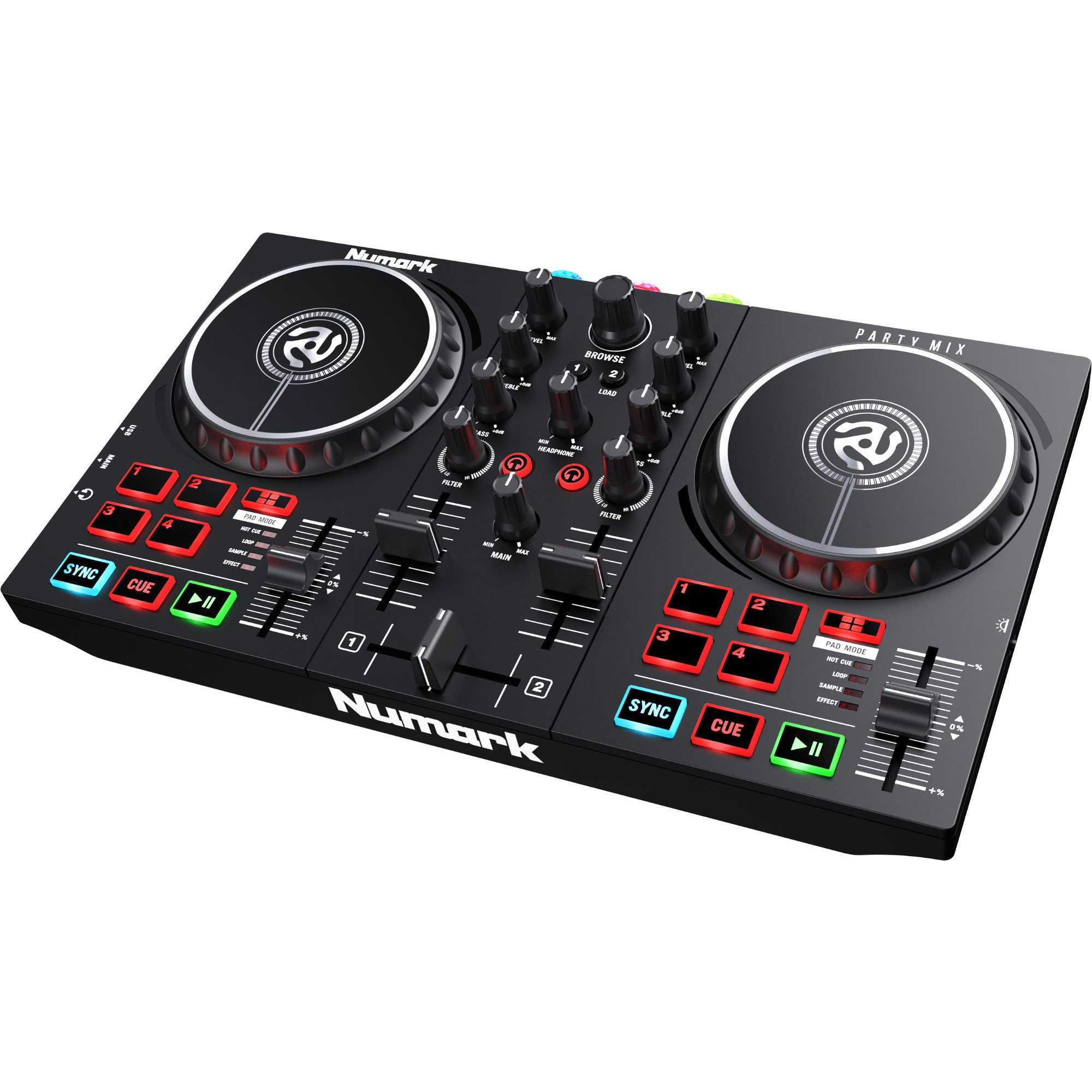 Numark DJ Controller Numark Party Mix MKII