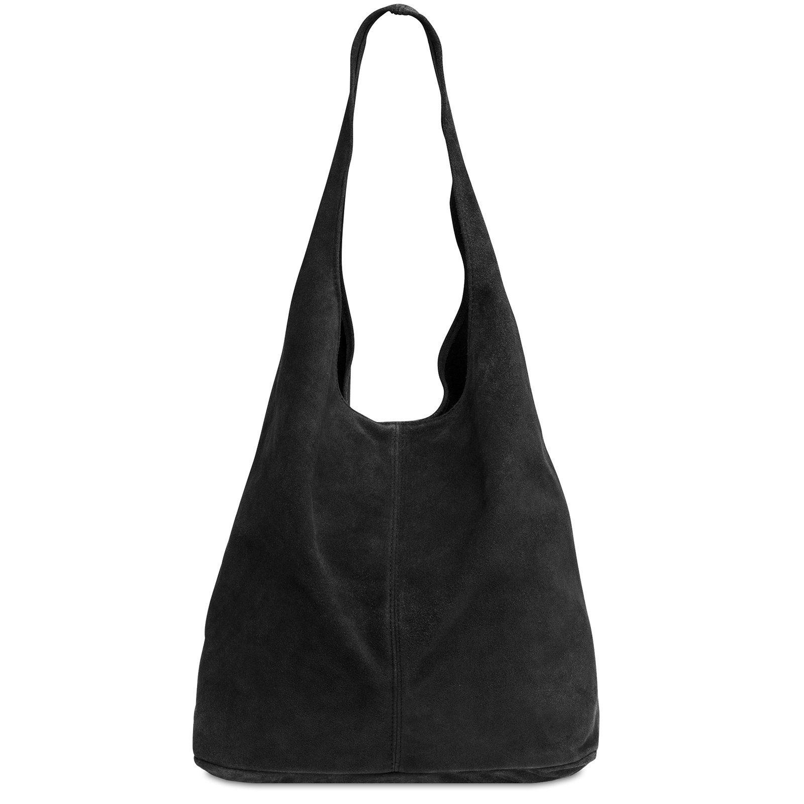 Caspar Schultertasche große Damen Wildleder Tasche Hobo Bag - CLASSIC LINE günstig online kaufen