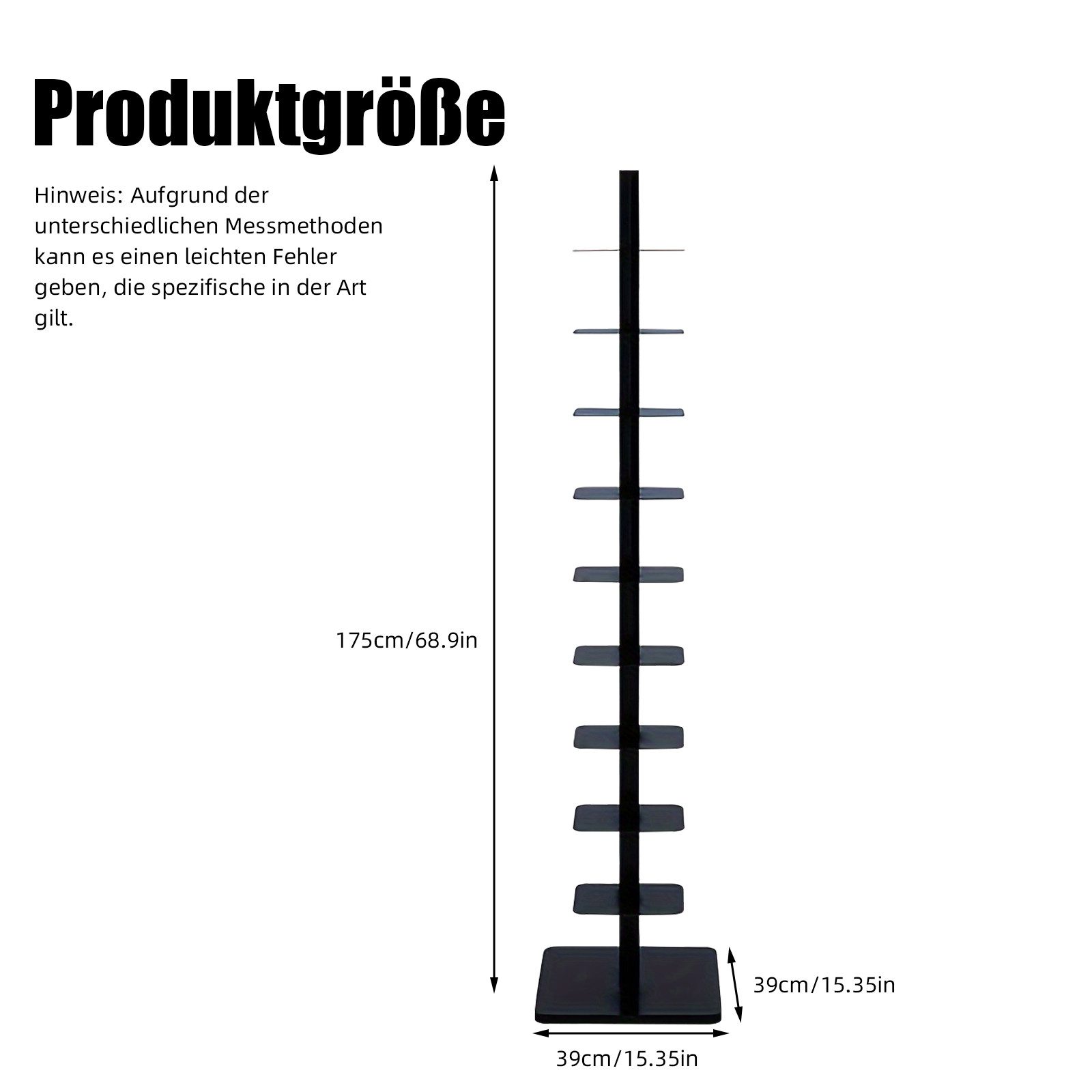 TWSOUL Bücherregal Schmiedeeisen Bücherregal, einfaches Bücherregal, günstig online kaufen