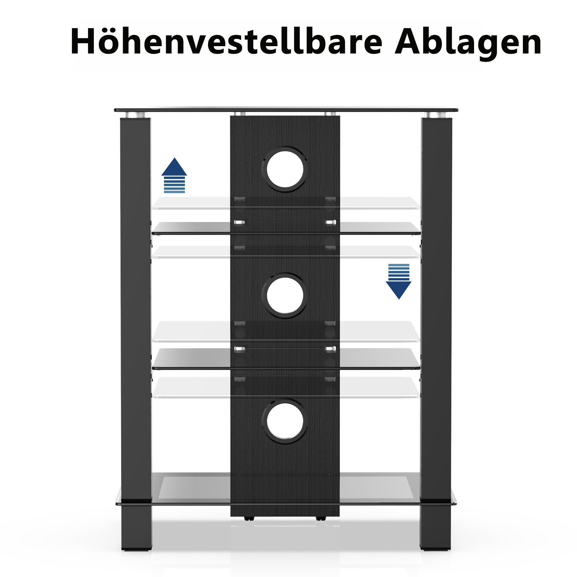 FITUEYES TV-Ständer, (TV HiFi Rack)