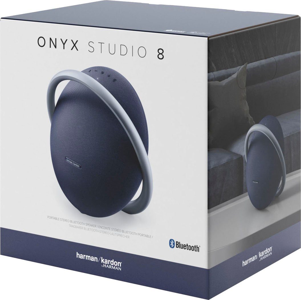 8 (50 Harman/Kardon Onyx W) blau Bluetooth-Lautsprecher Studio