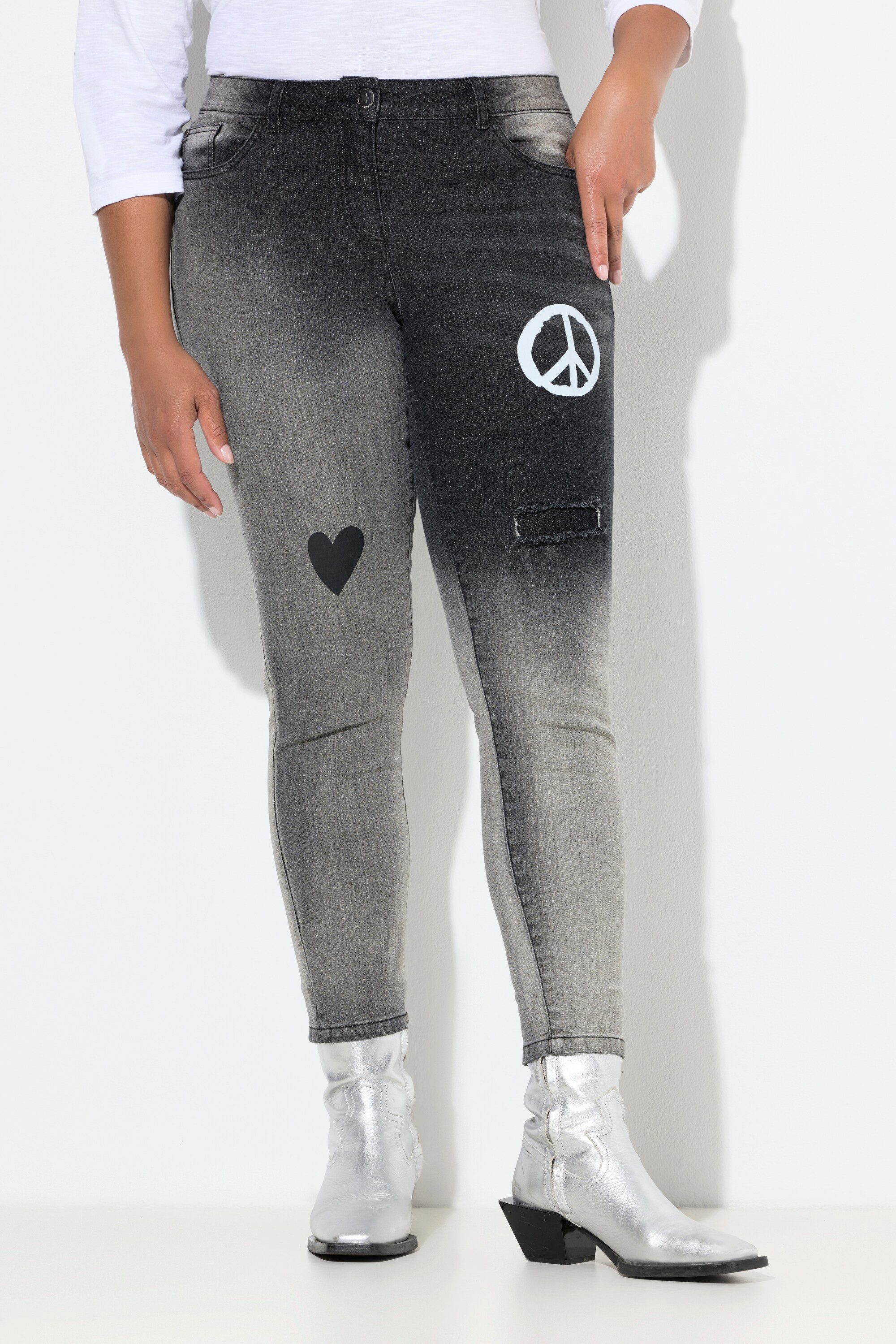 Angel of Style 5-Pocket-Jeans Skinny-Jeans Slim Fit Prints destroyed 5-Pock günstig online kaufen