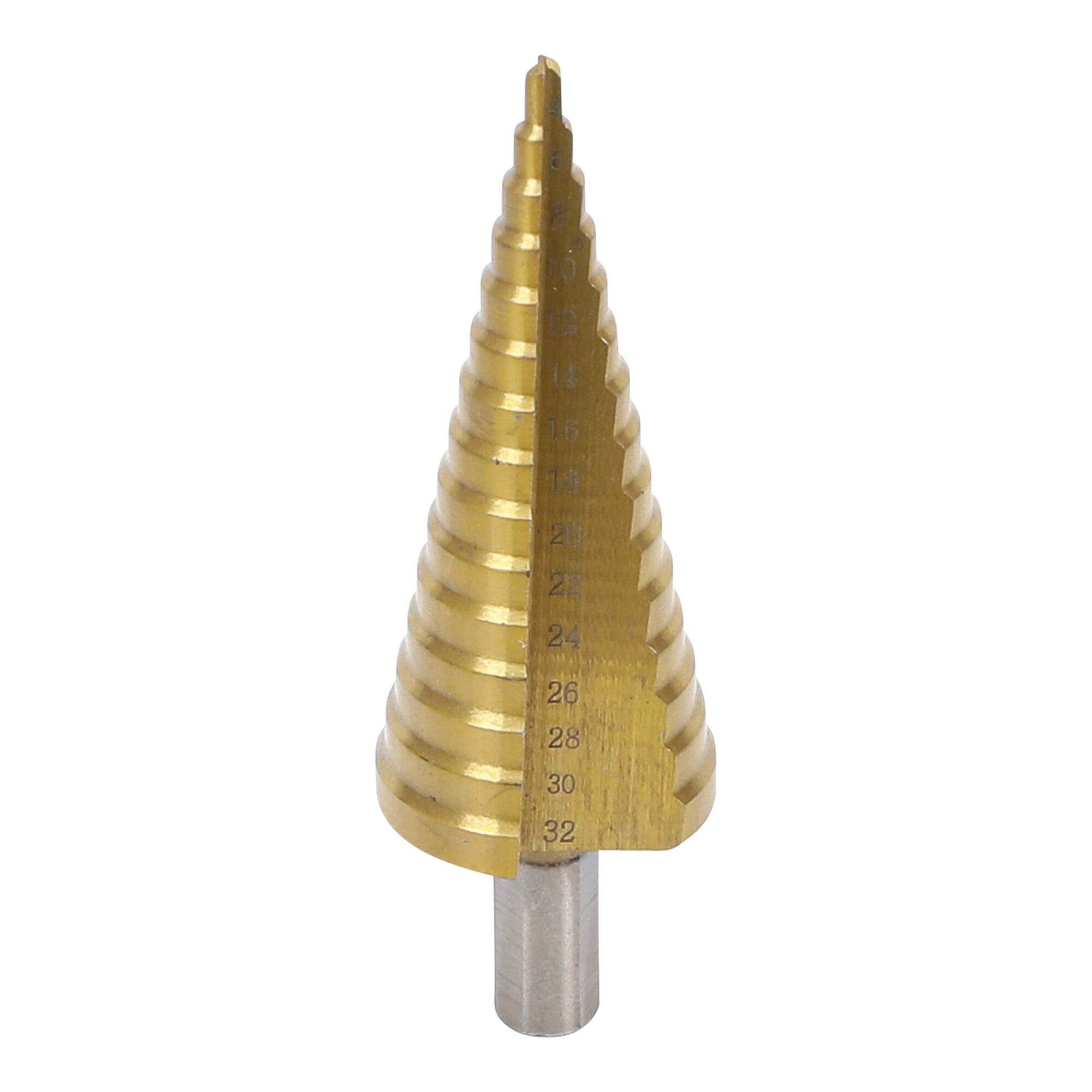 BGS technic Stufenbohrer BGS Stufenbohrer titannitriert Ø 4 - 32 mm