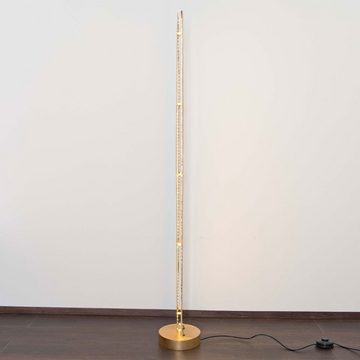 Holländer Stehlampe Simbolo Eisen Braun-Schwarz-Gold gold, braun, schwarz