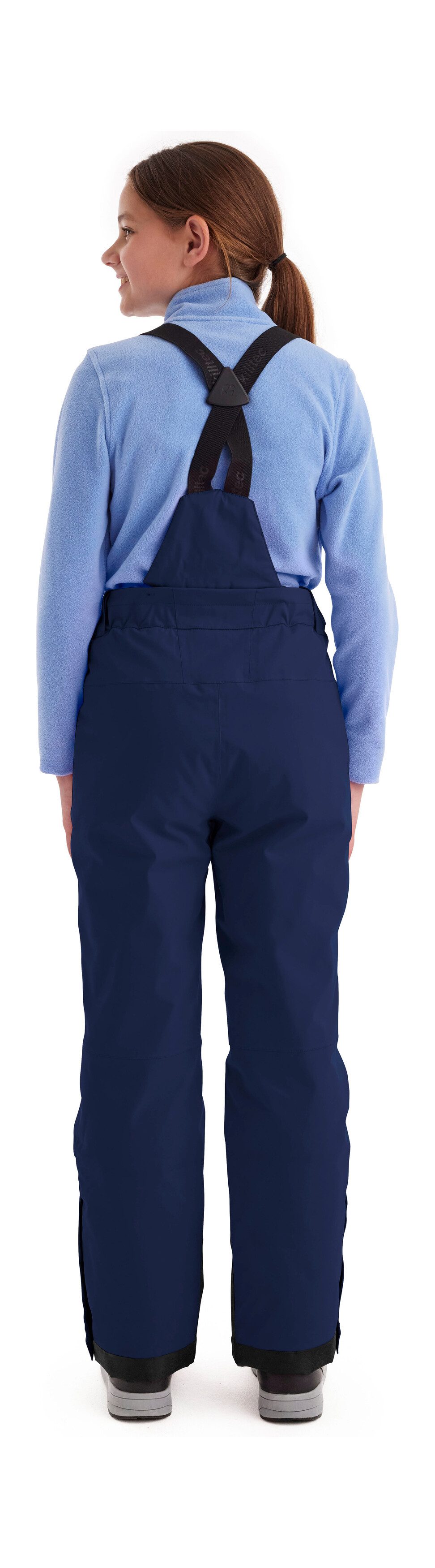 Killtec Skihose Girls Skihose 242 Wasserdicht, atmungsaktiv, abnehmbare Träger, rutschfester Schneefang