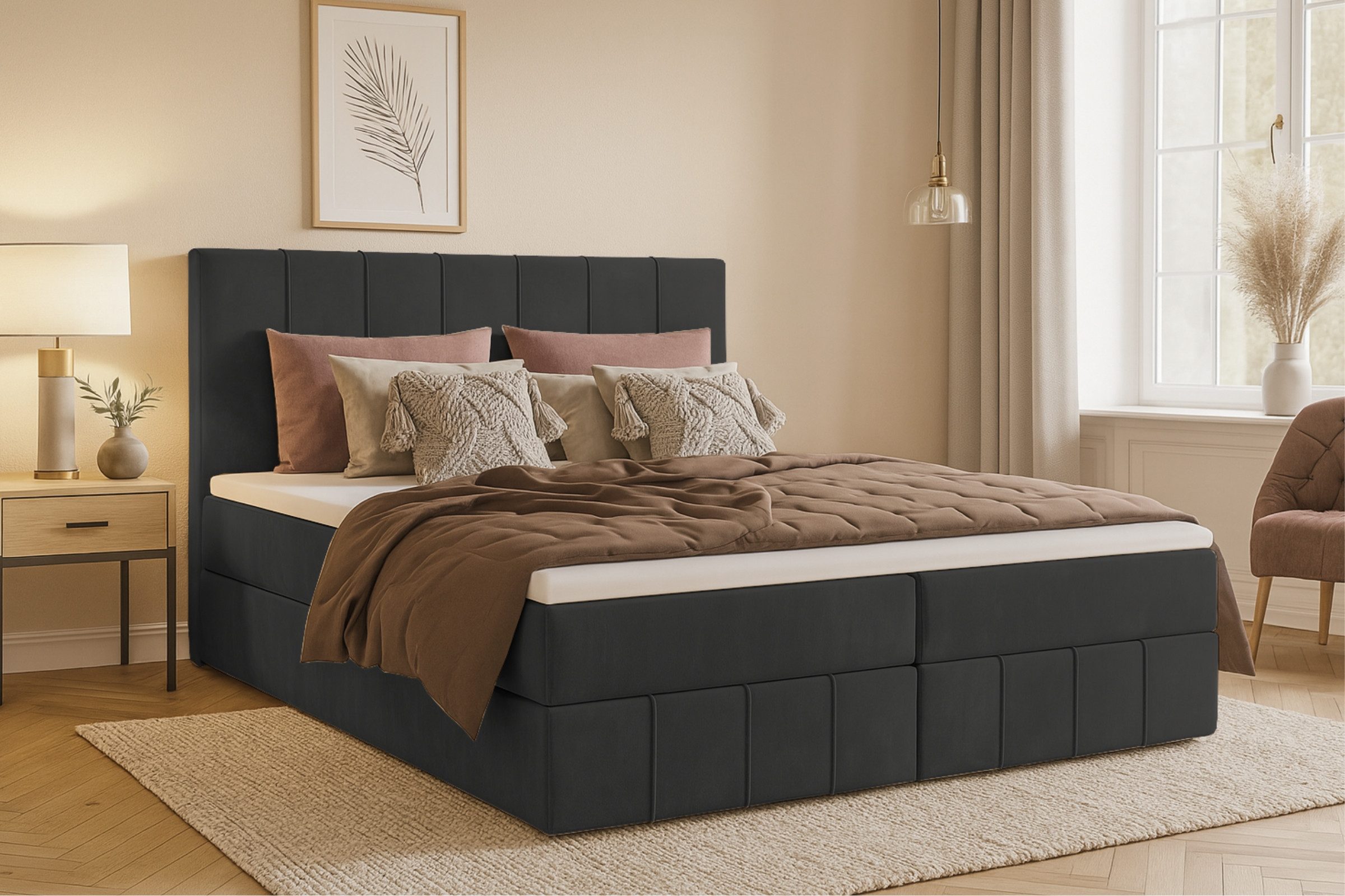 Deine Möbel 24 Boxspringbett BOHO in günstig online kaufen