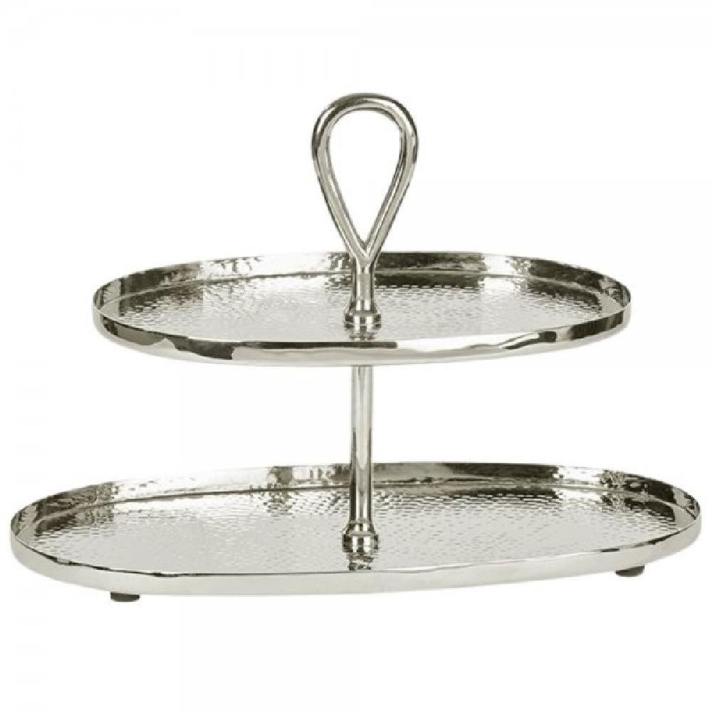 Lambert Etagere Clea Etagere 2 Ebenen Nickel (50cm)