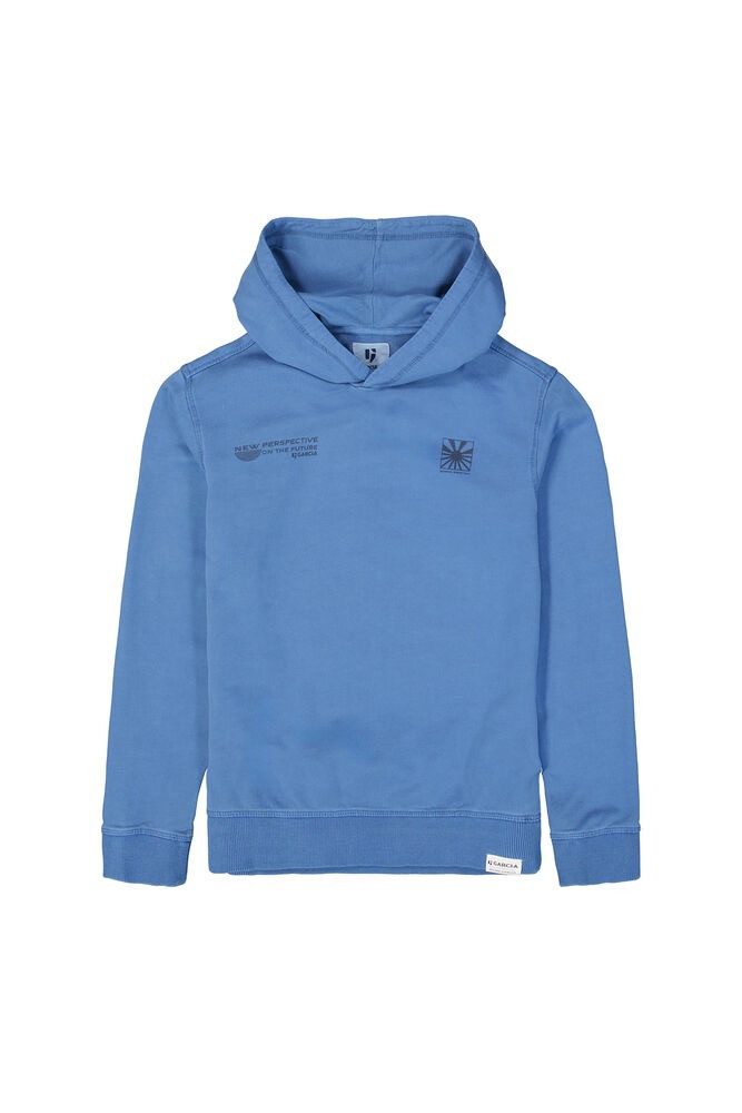 Garcia Hoodie Blauer Hoodie mit Print günstig online kaufen